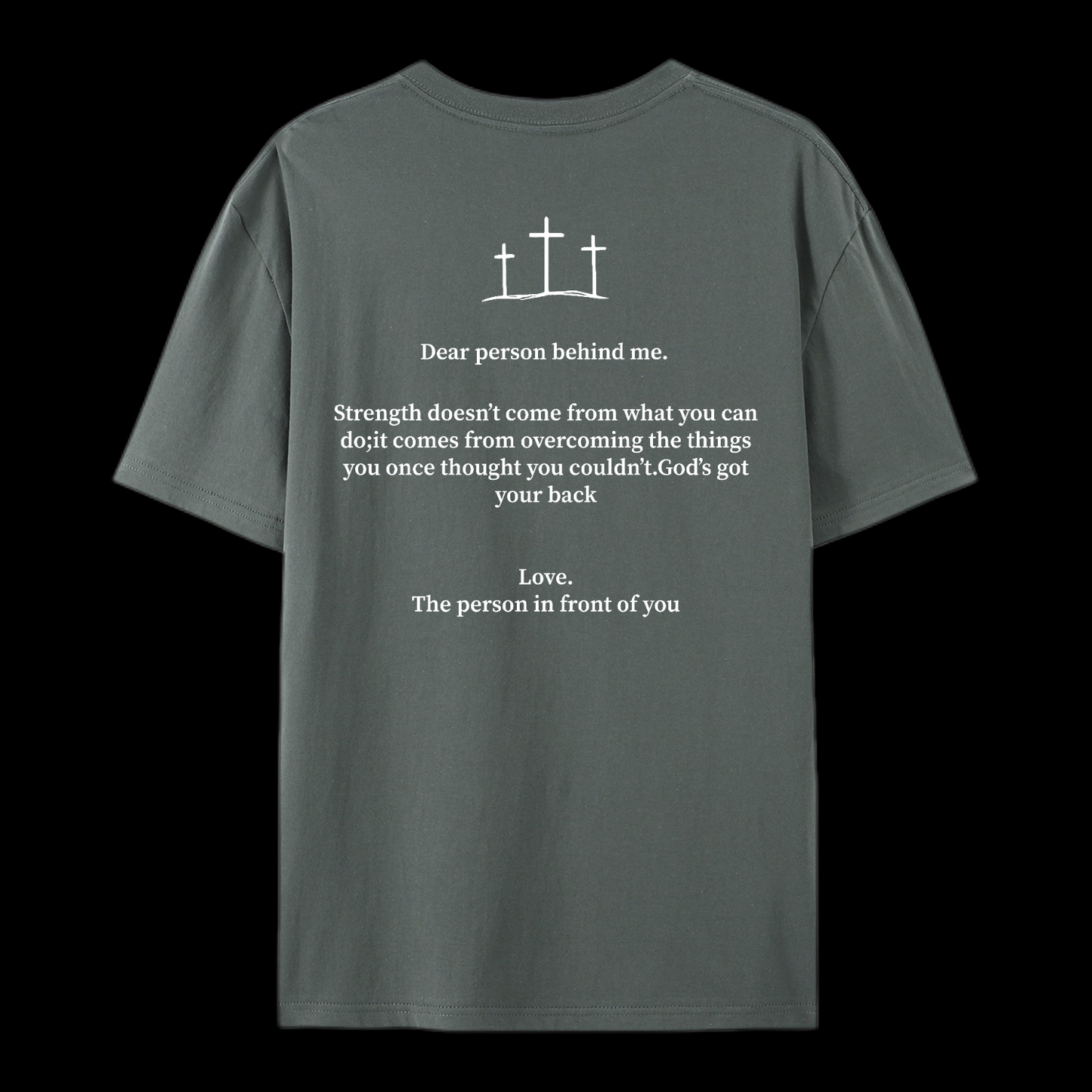 The Person In Front Of You Cotton T-Shirt