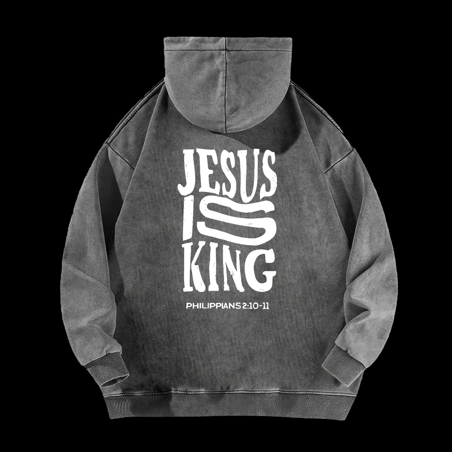 Jesus Is King Washed Hoodie