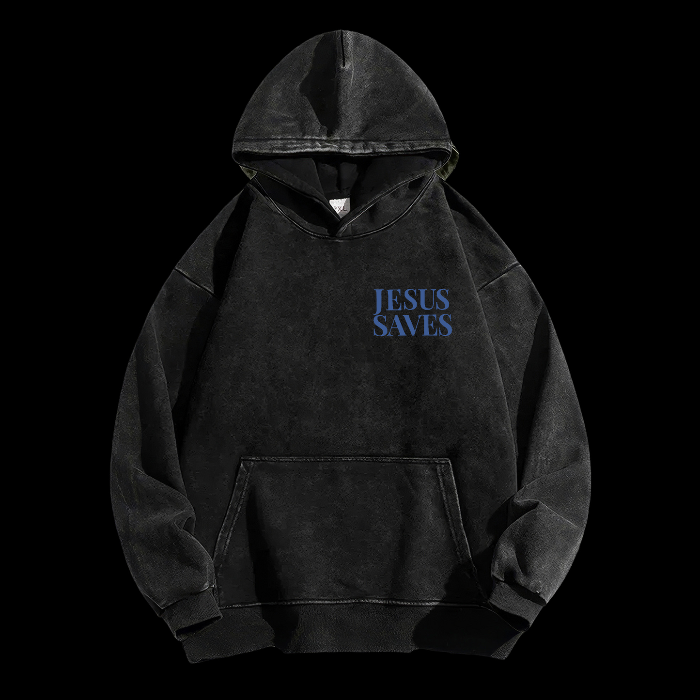 Jesus Saves Washed Hoodie