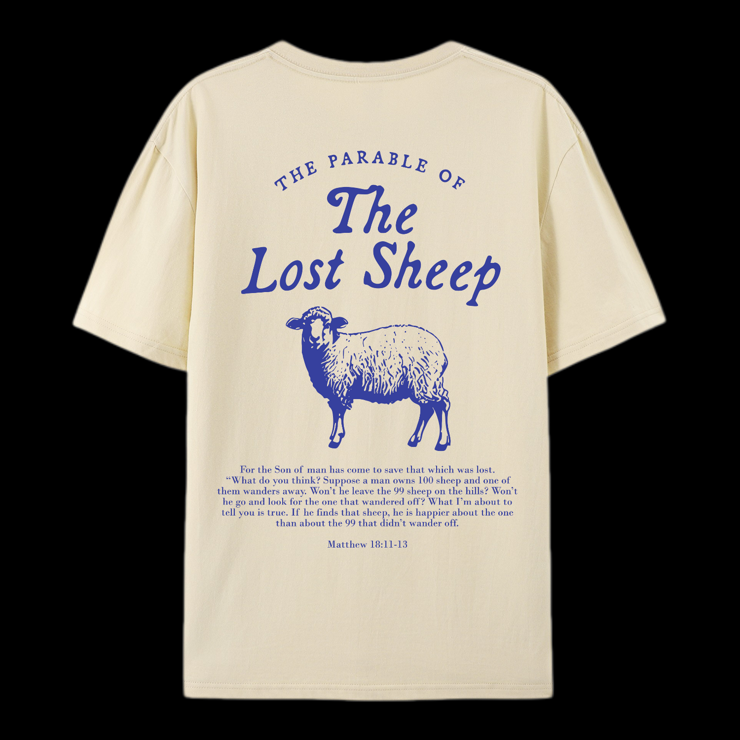The Parable Of The Lost Sheep Cotton T-Shirt
