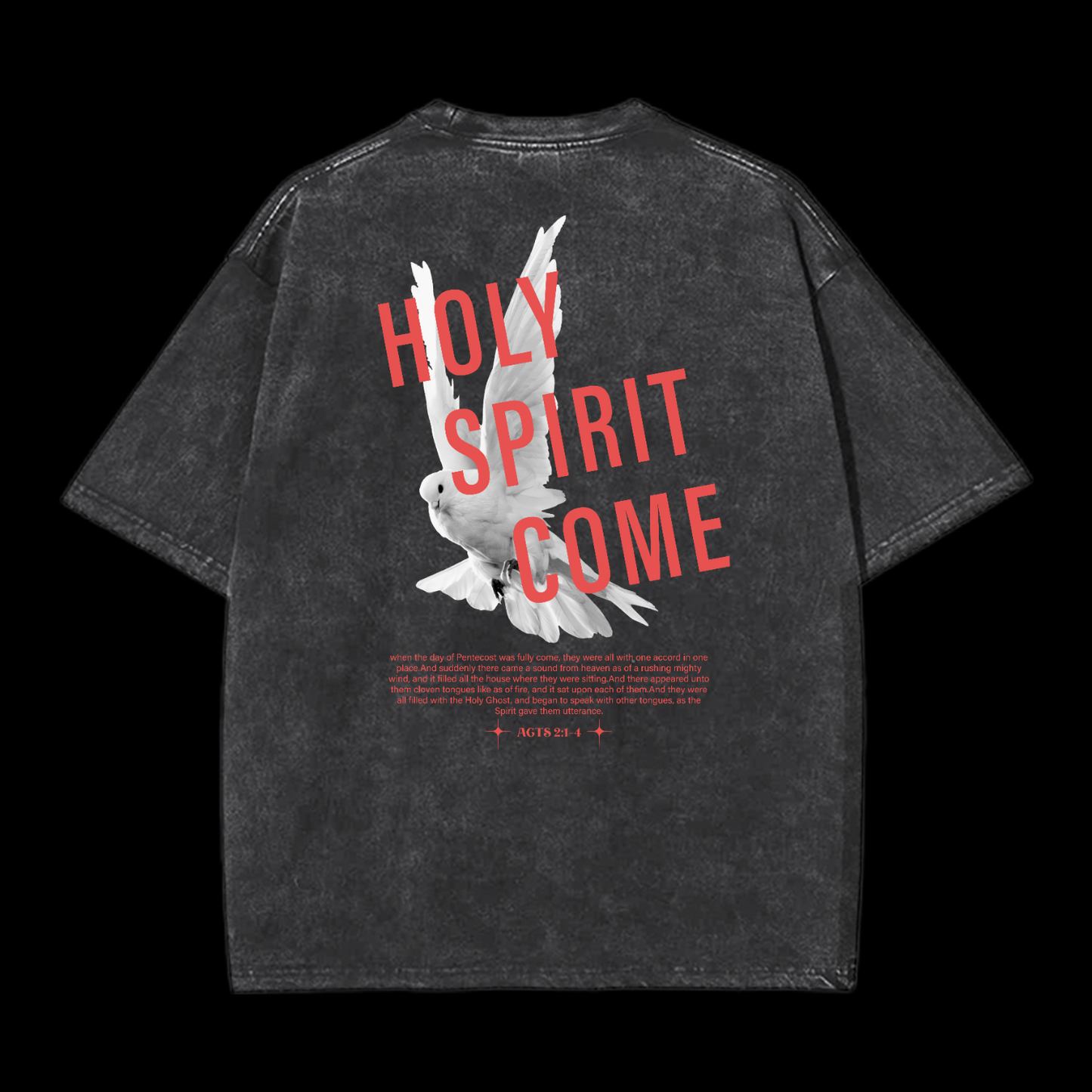 Holy Spirit Come Washed T-Shirt