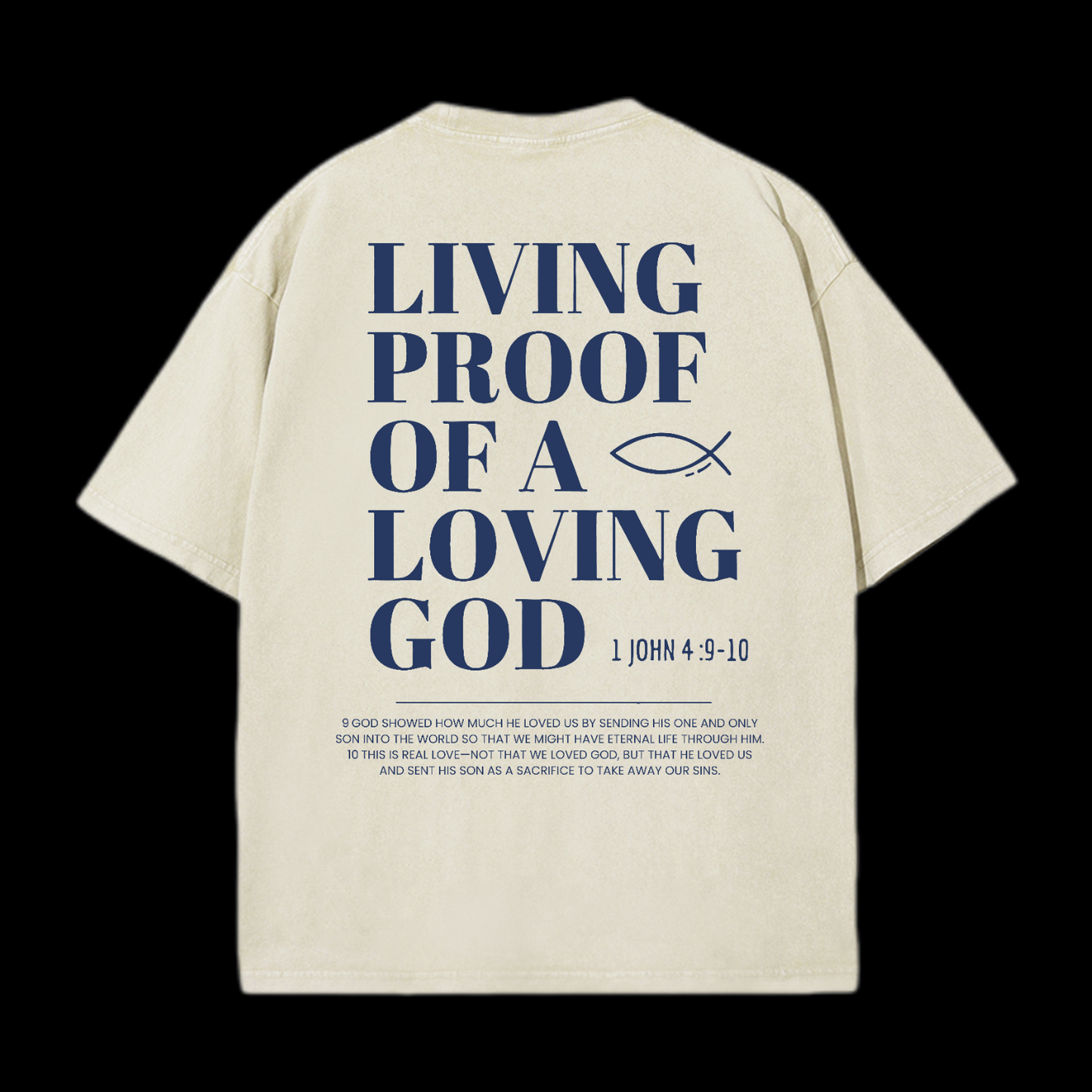 Living Proof of a Loving God Washed T-Shirt