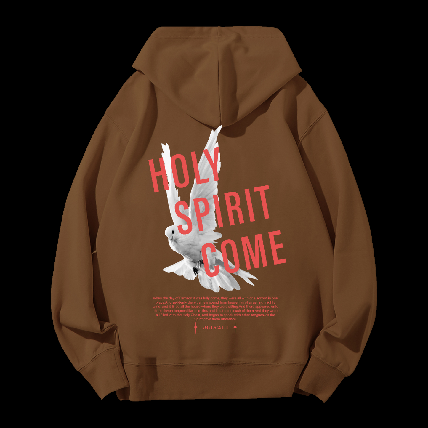 Holy Spirit Come Drawstring Hoodie