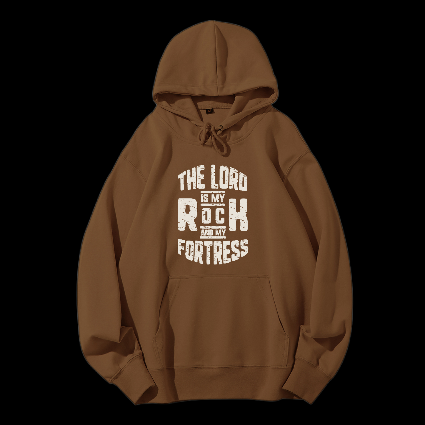 The Lord Is My Roch And My Fortress Drawstring Hoodie