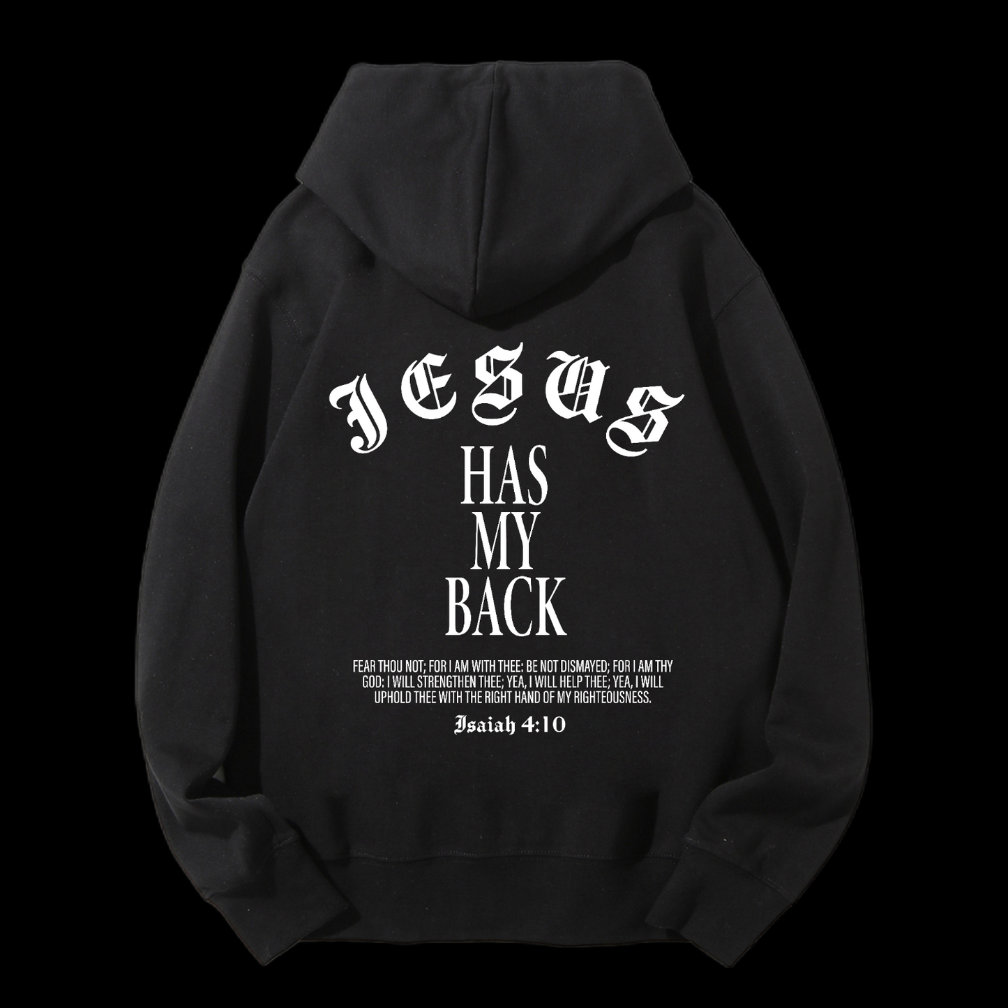 Jesus Has My Back Drawstring Hoodie