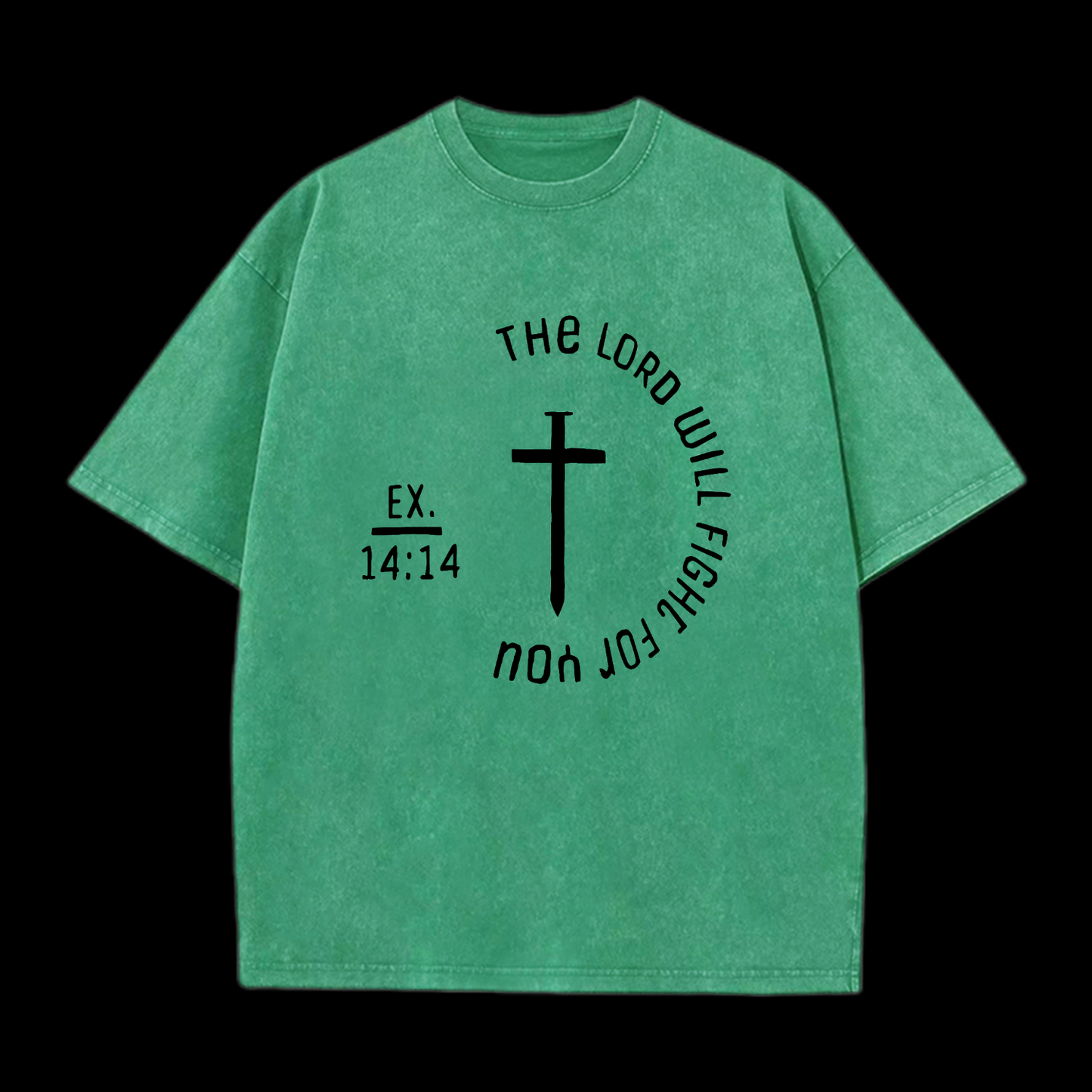 The Lord Will Fight Washed T-Shirt