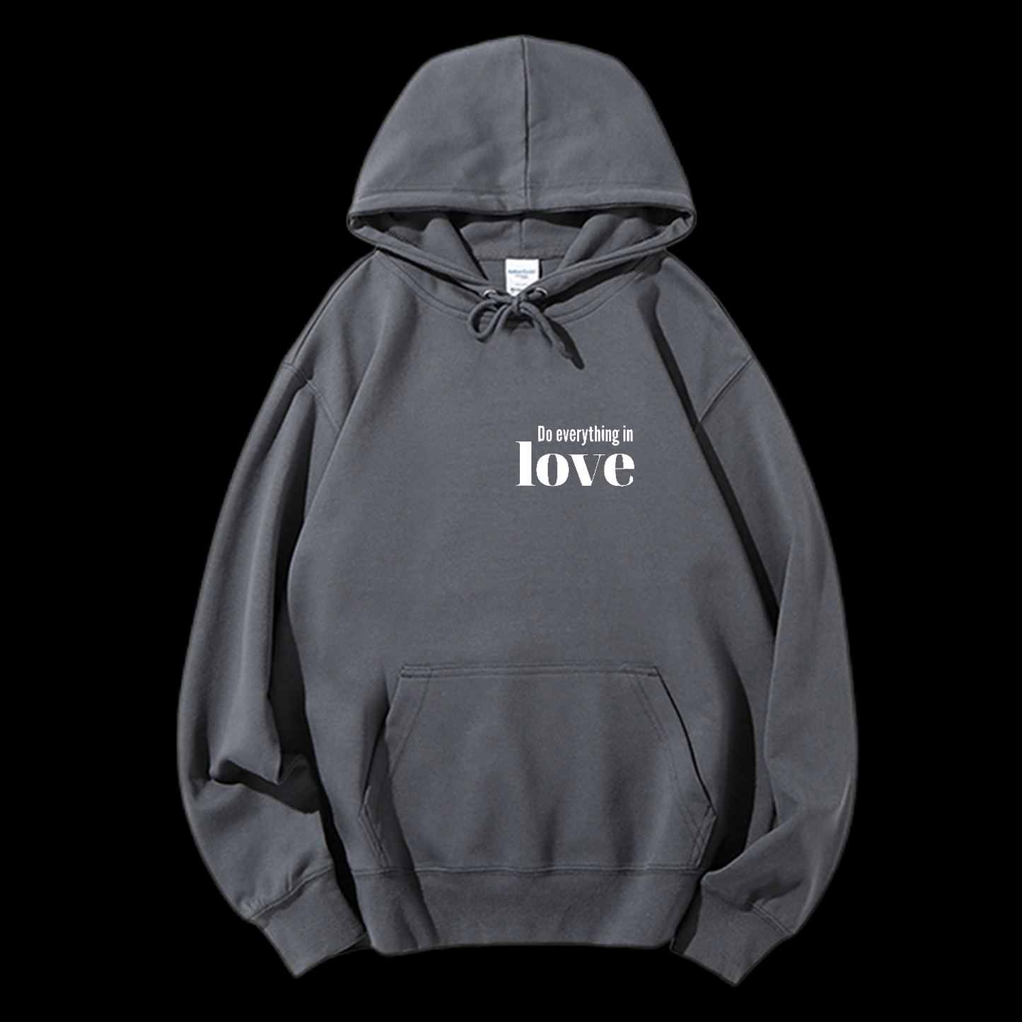 Do Everything In Love Drawstring Hoodie