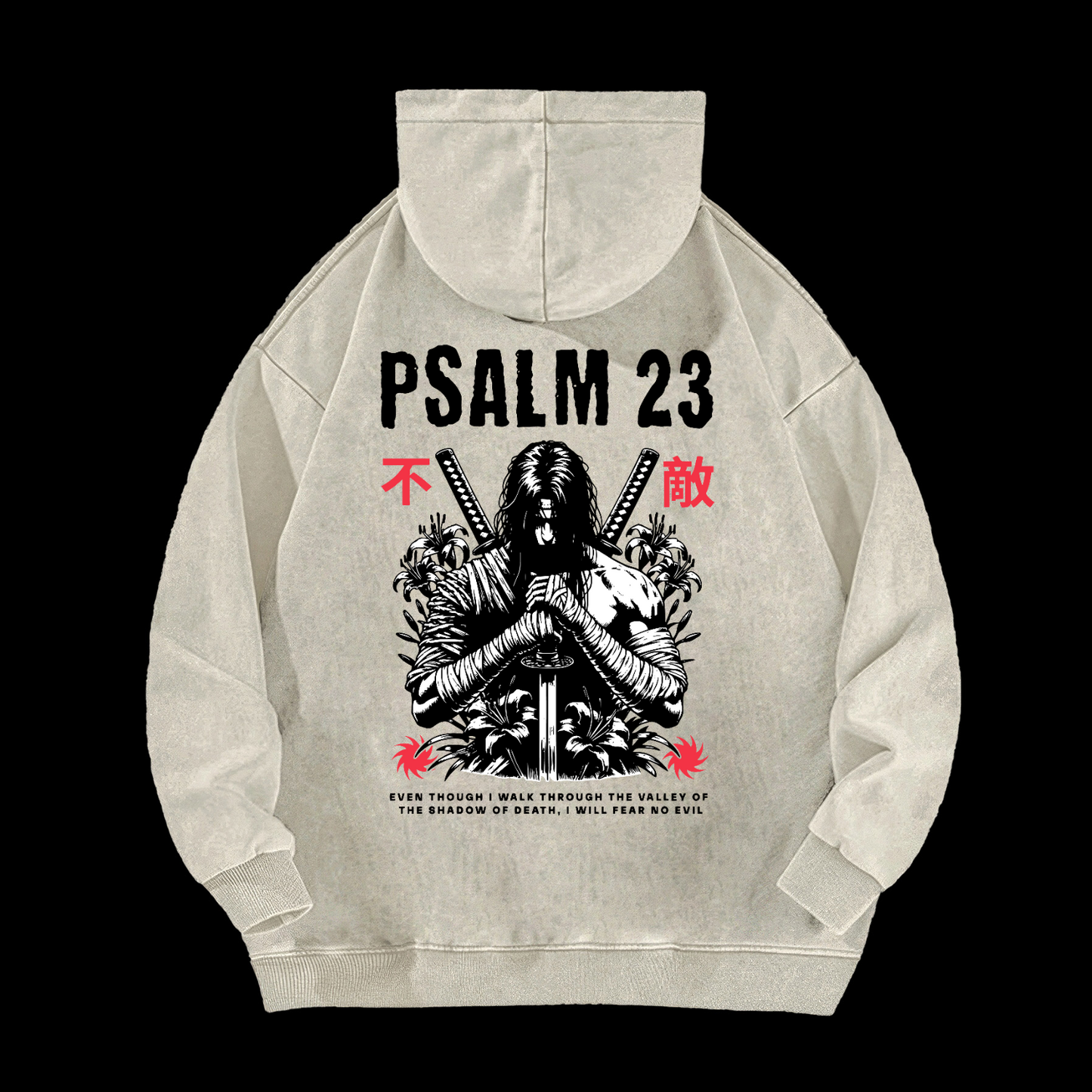 Fear No Evil Washed Hoodie
