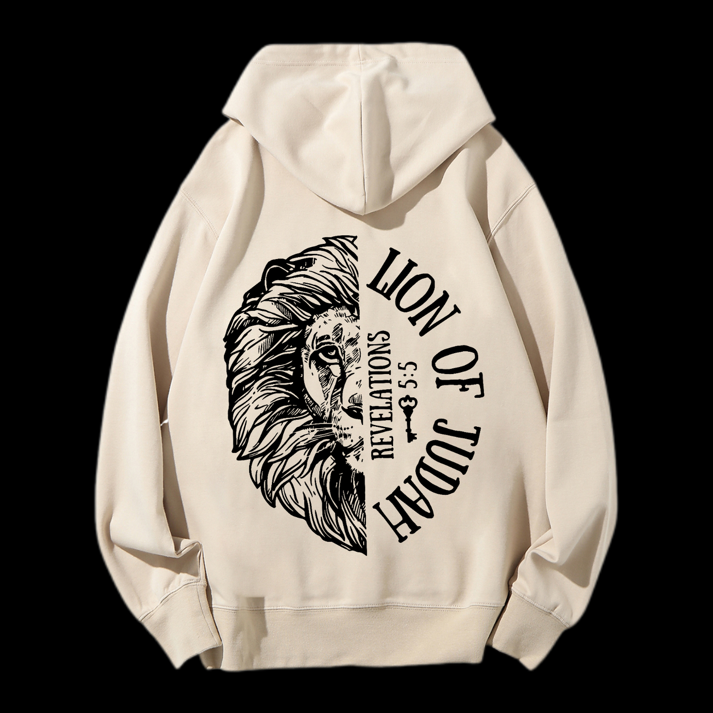 Lion Of Judah Drawstring Hoodie