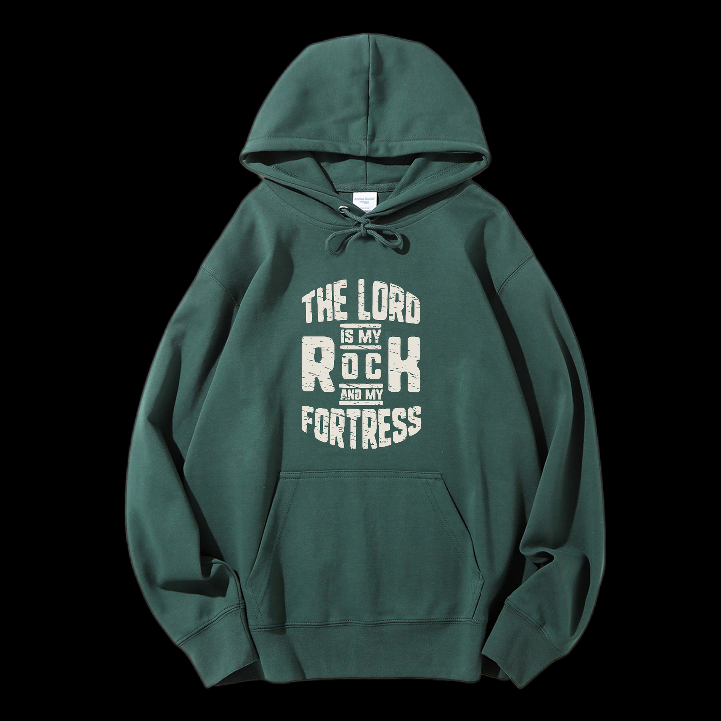 The Lord Is My Roch And My Fortress Drawstring Hoodie