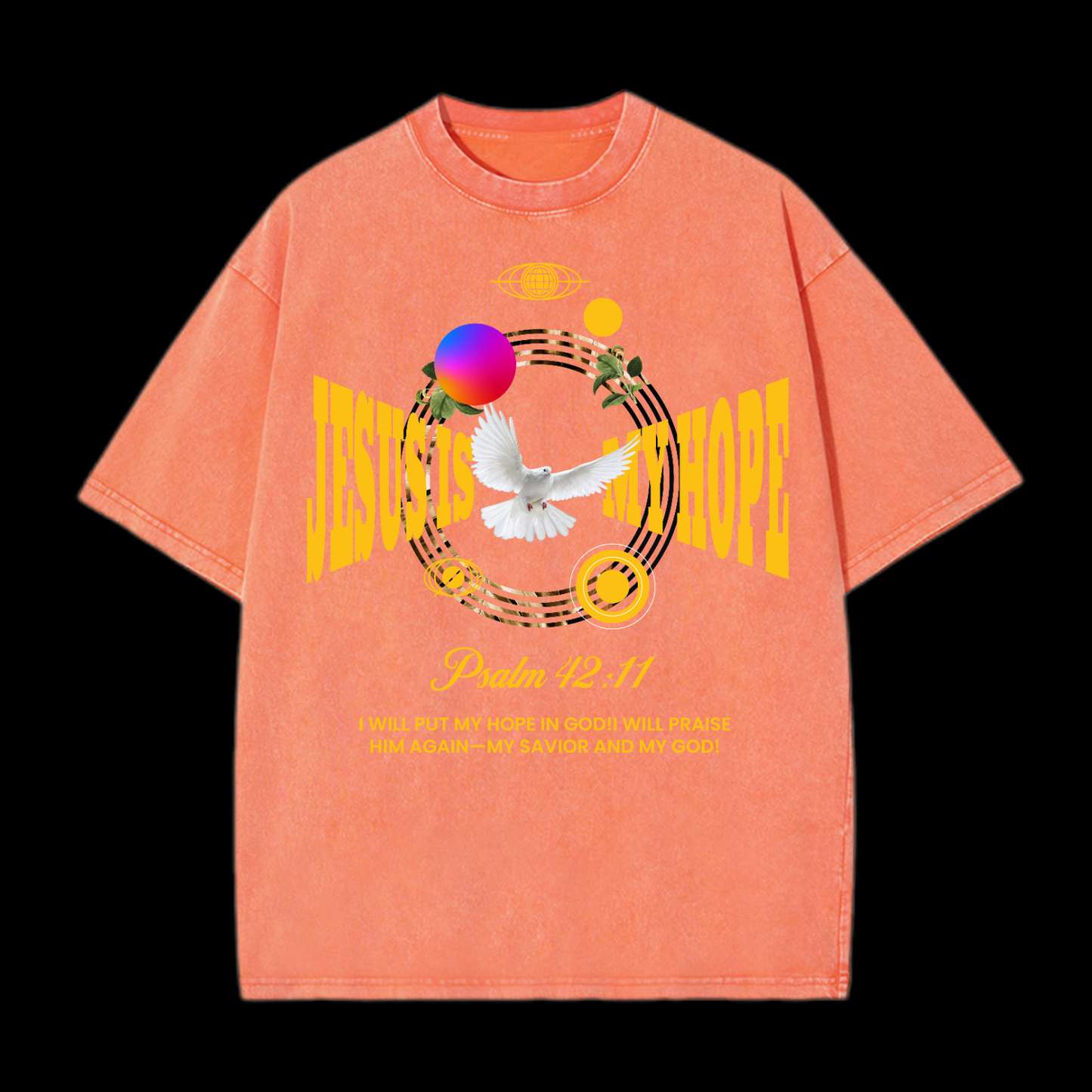 Jesus Is My Hope Washed T-Shirt