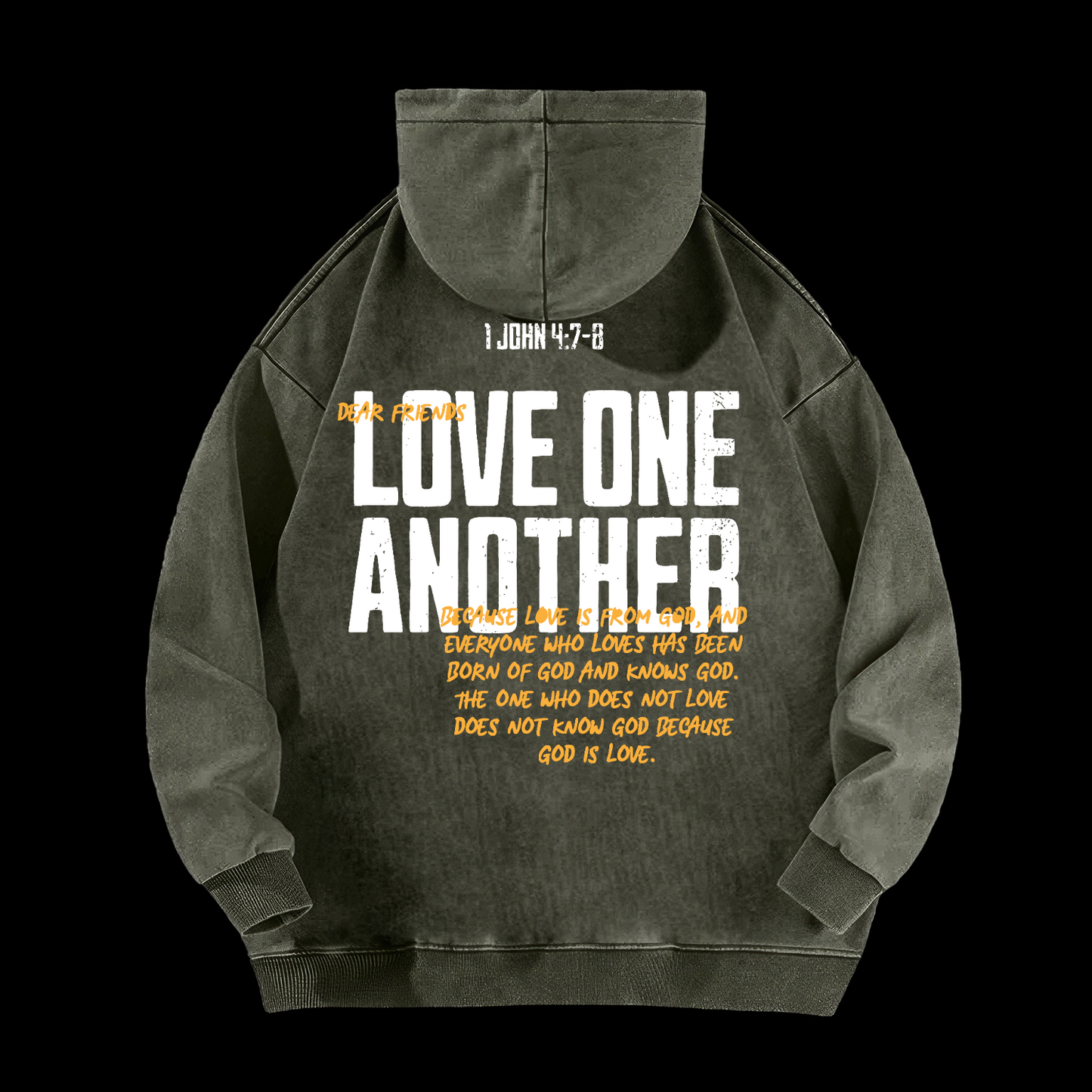Love One Another Washed Hoodie