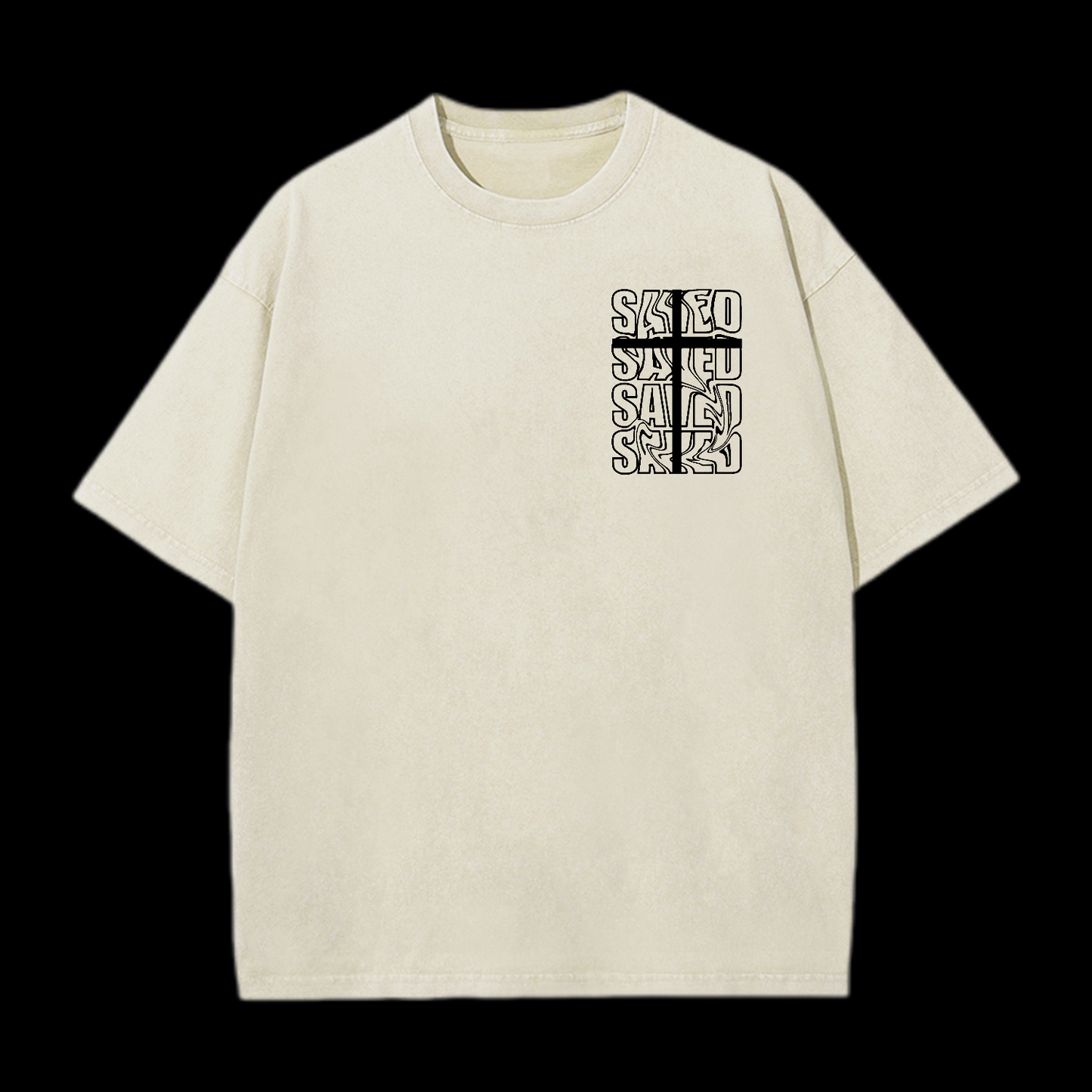 Saved By Jesus Christ Washed T-Shirt