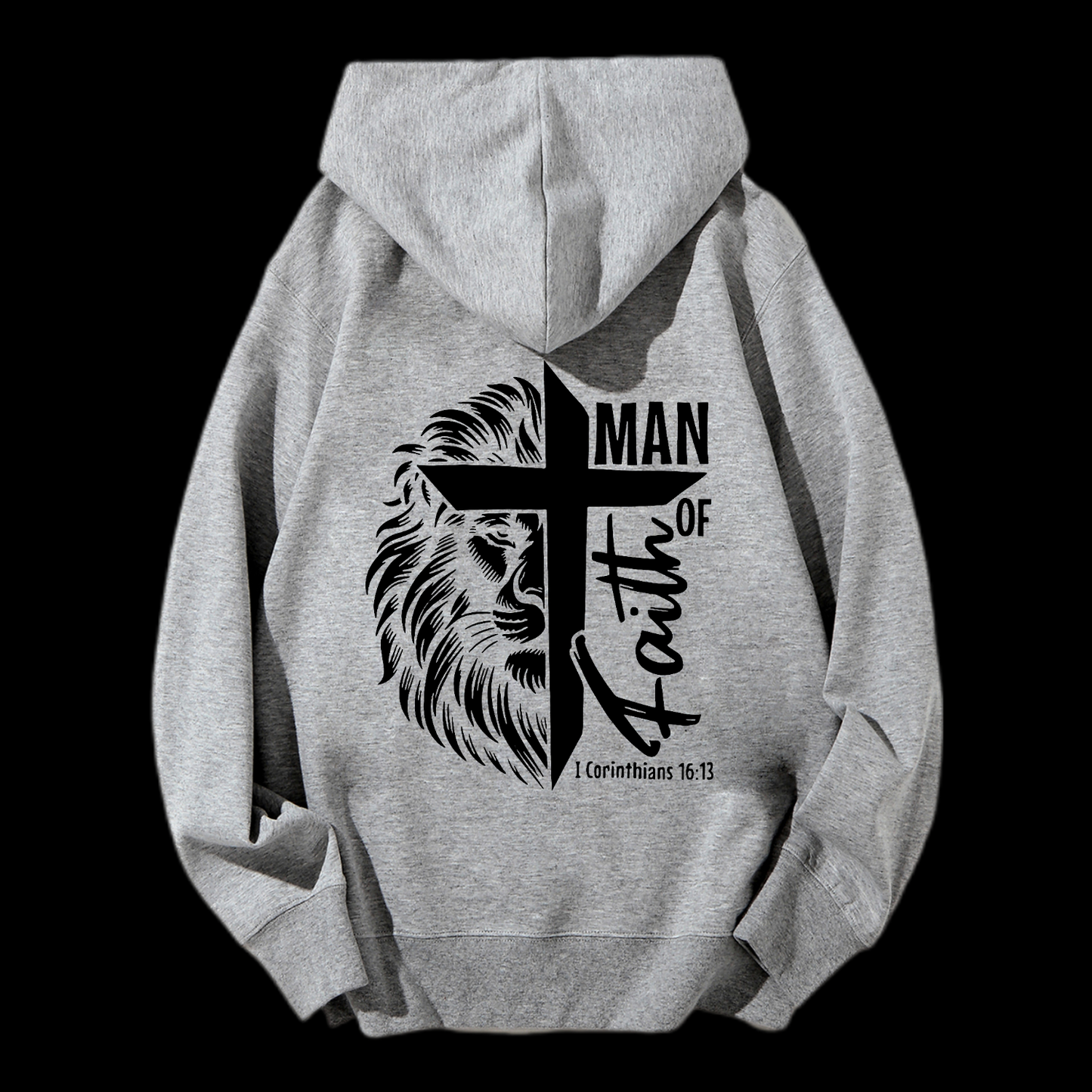 1 Corinthians 16:13 Drawstring Hoodie
