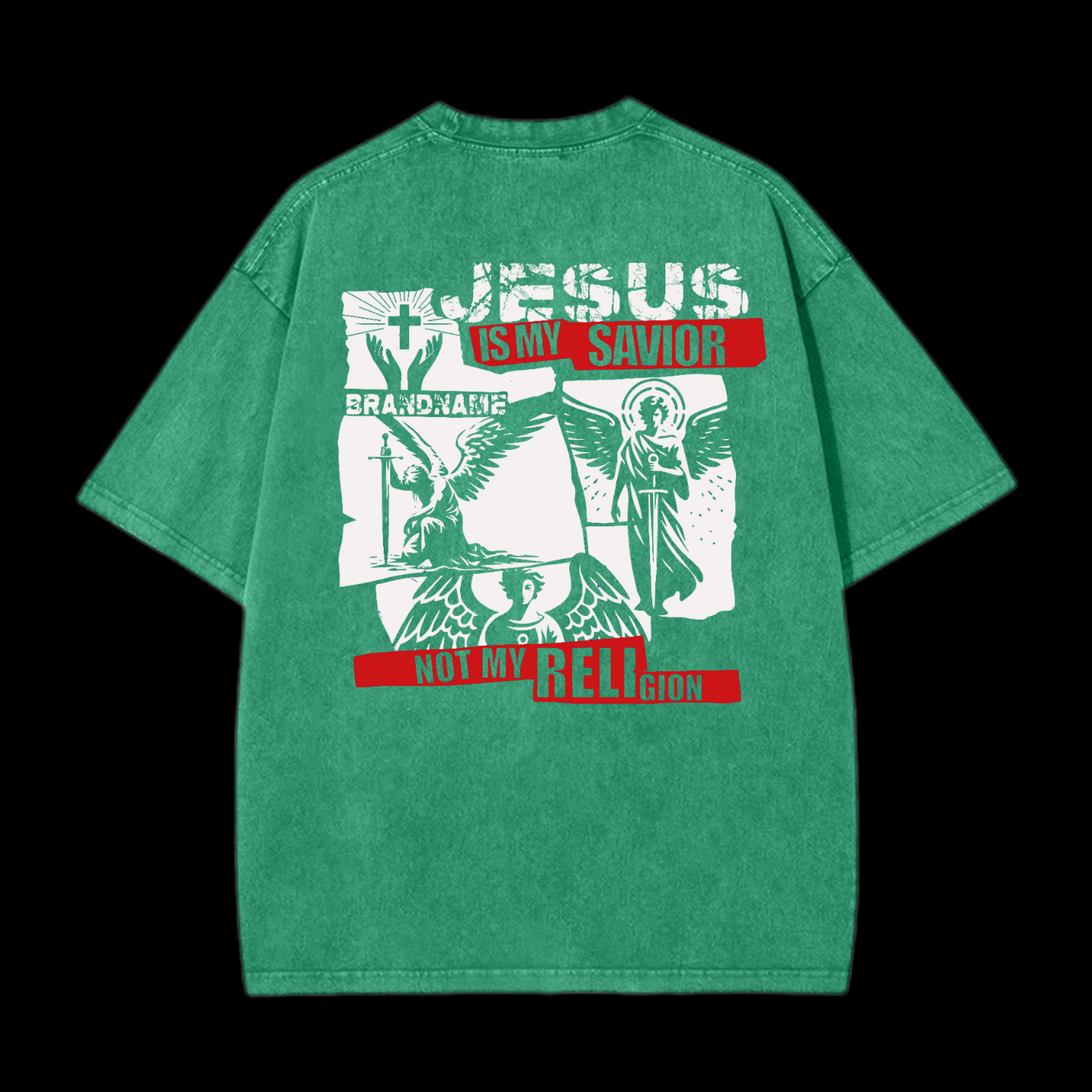 Jesus Is My Savior Washed T-Shirt