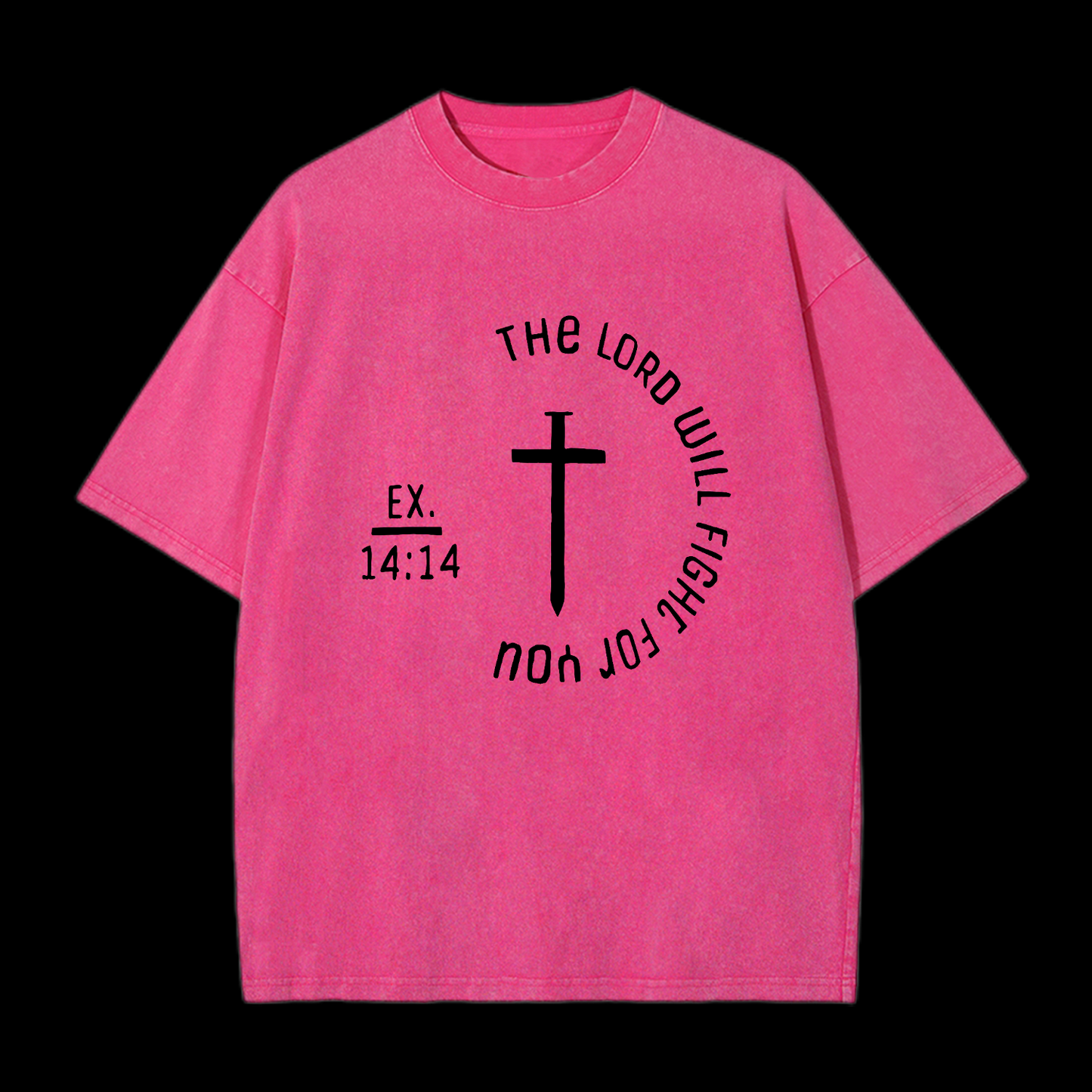 The Lord Will Fight Washed T-Shirt