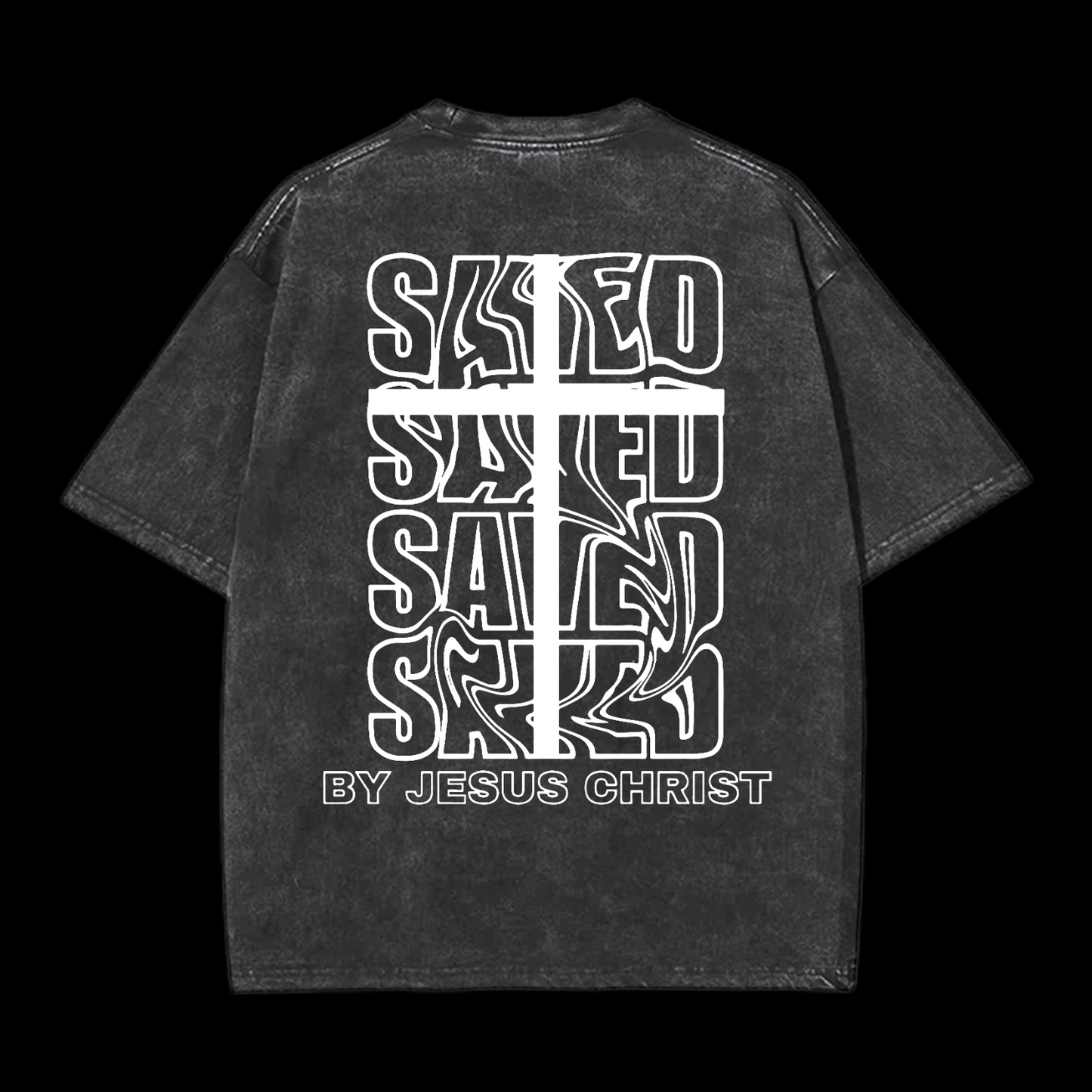 Saved By Jesus Christ Washed T-Shirt