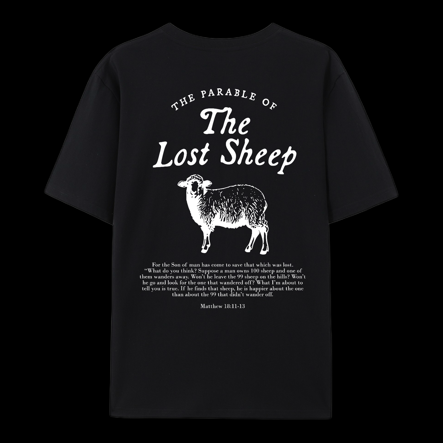 The Parable Of The Lost Sheep Cotton T-Shirt