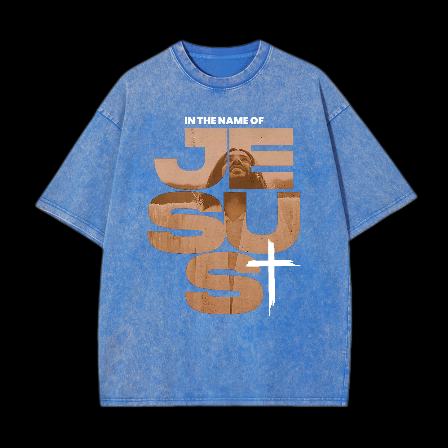 In The Name Of Jesus Washed T-Shirt