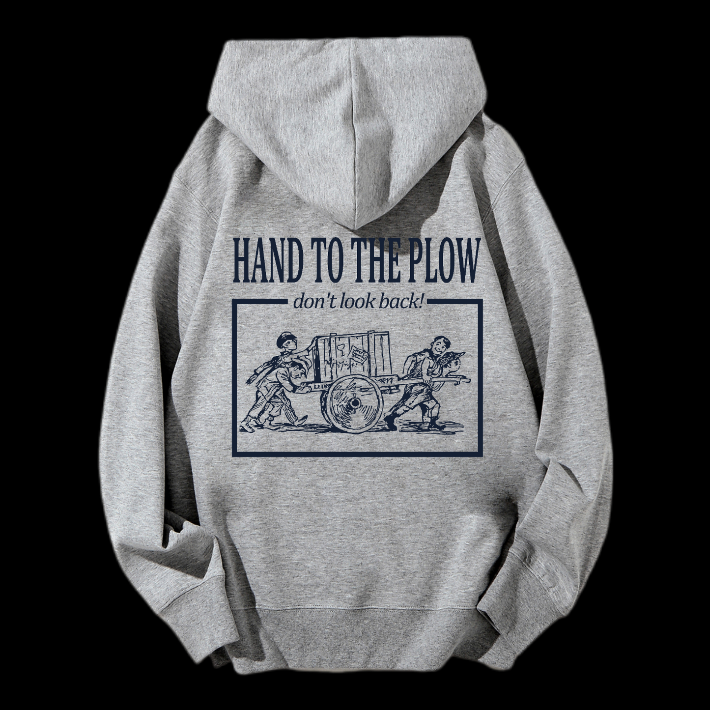 Hand To The Plow Drawstring Hoodie