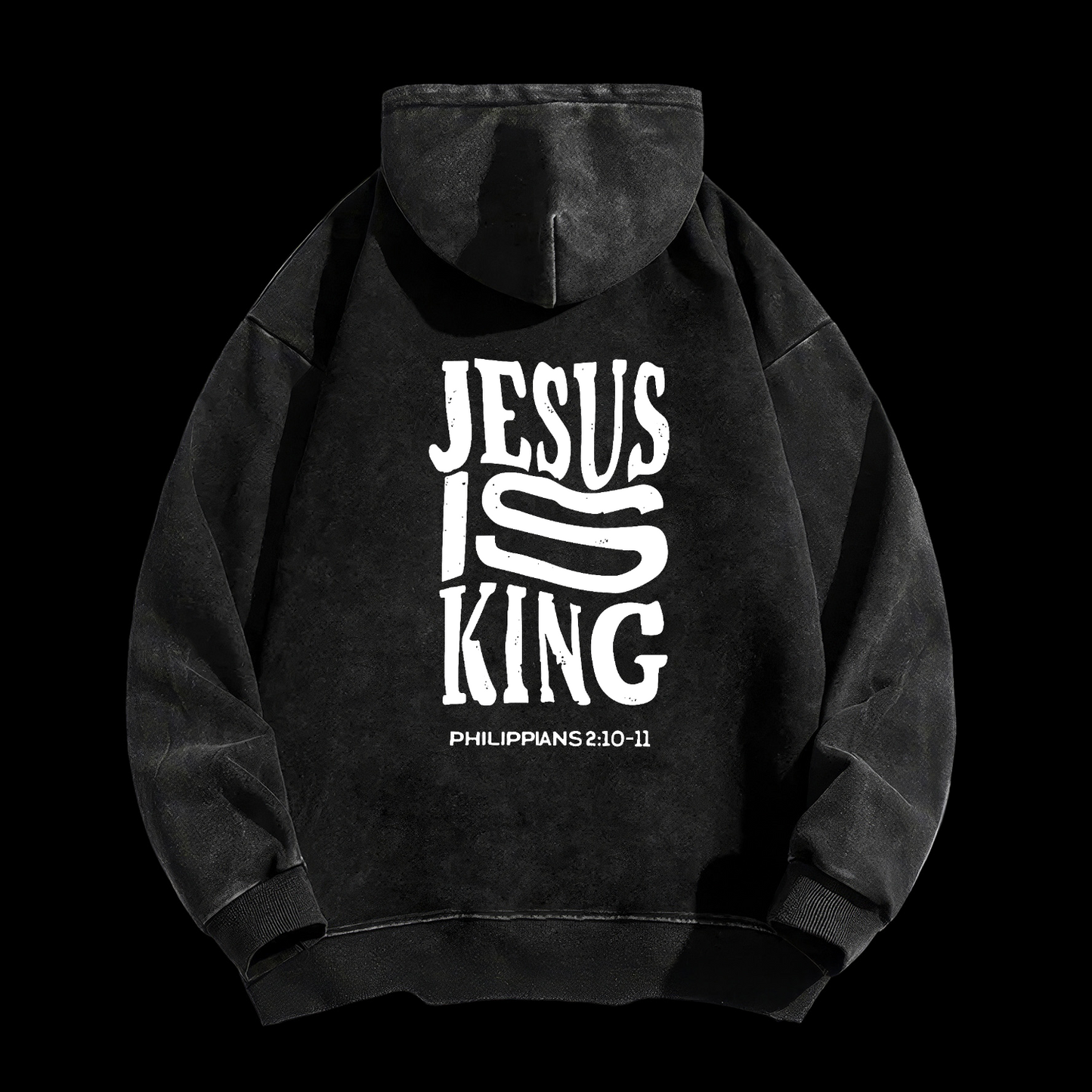Jesus Is King Washed Hoodie