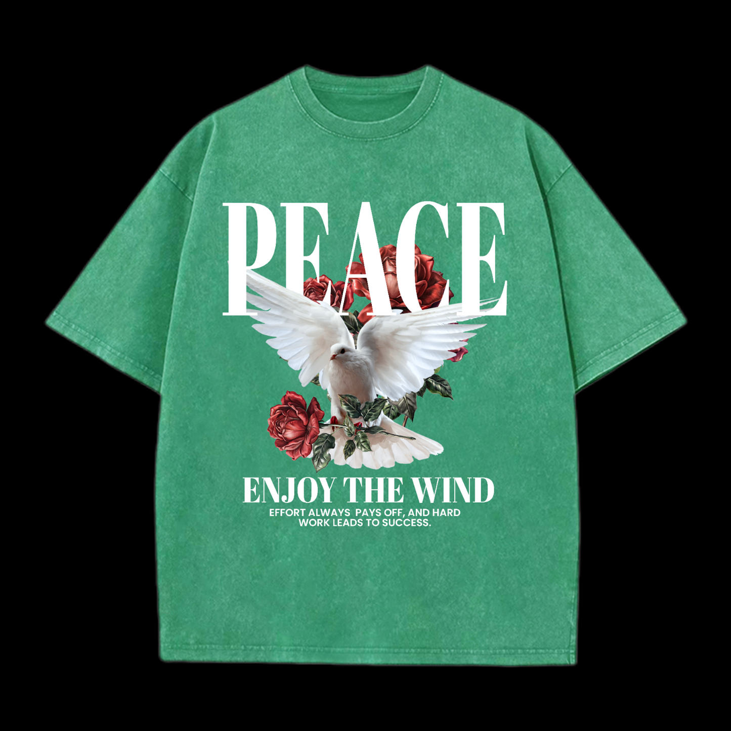 Peace Enjoy The Wind Washed T-Shirt