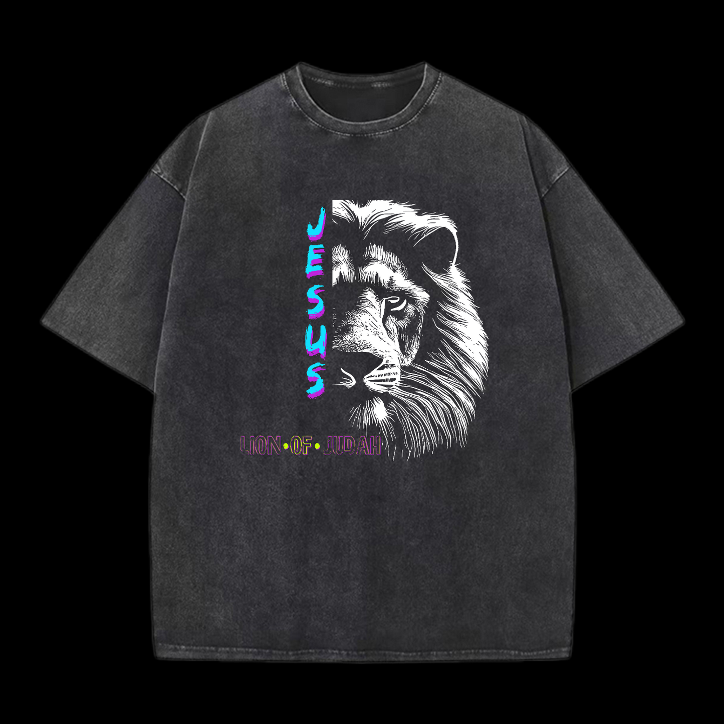 Jesus Lion Of Judan Washed T-Shirt