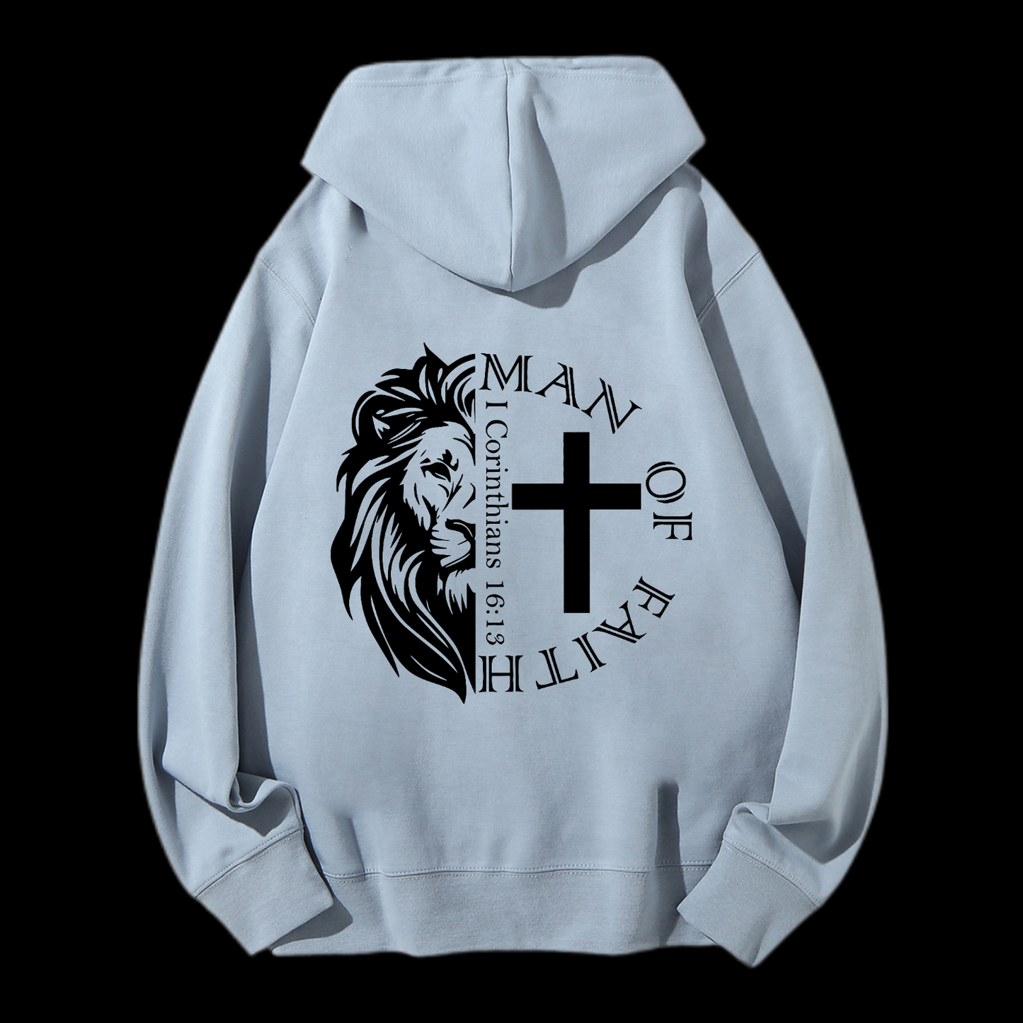 Man Of Faith Drawstring Hoodie