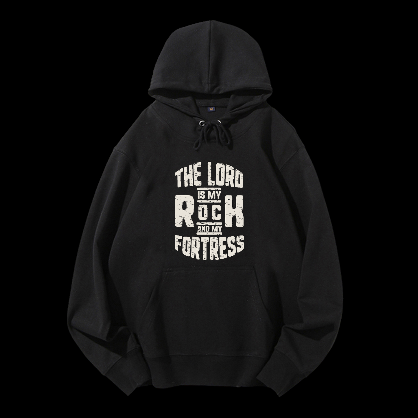 The Lord Is My Roch And My Fortress Drawstring Hoodie