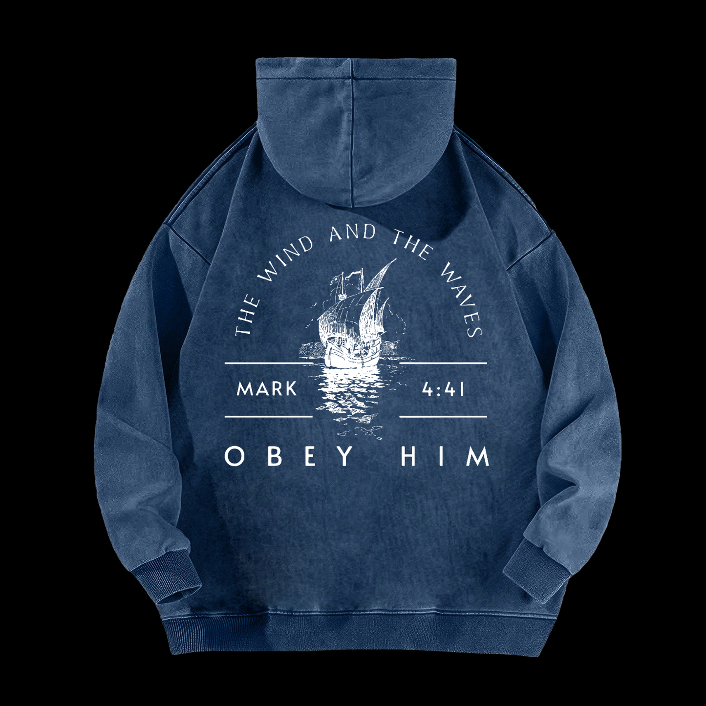 The Wind And The Waves Washed Hoodie