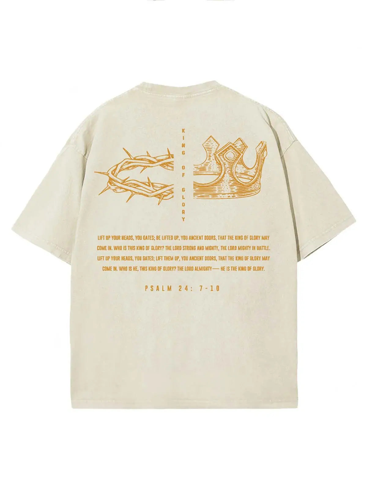 King Of Glory Unisex Washed T-Shirt