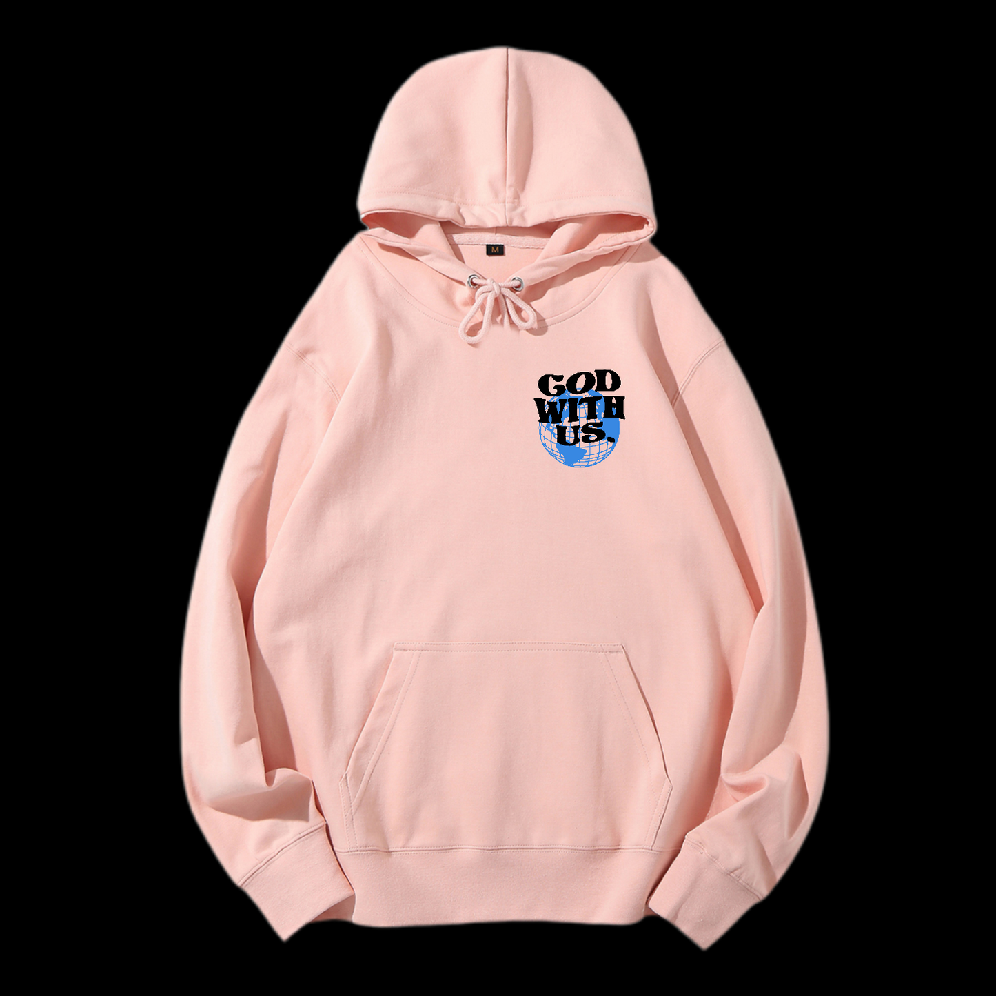 God With Us Drawstring Hoodie