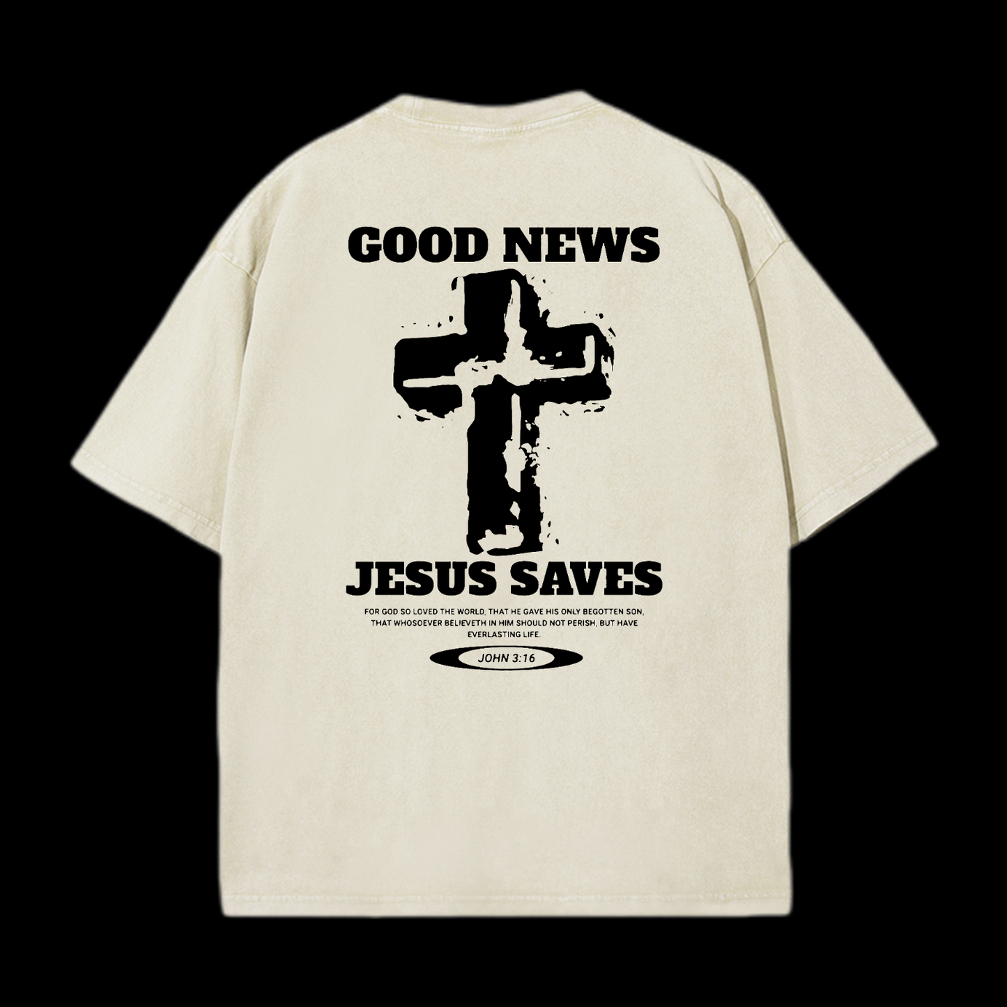 Jesus Saves Washed T-Shirt