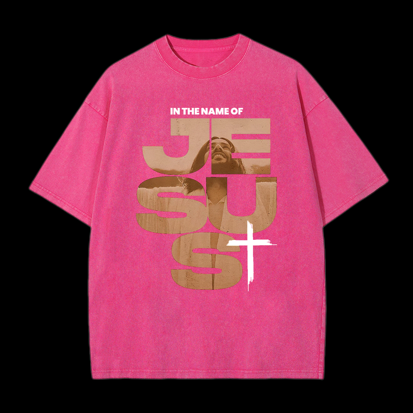 In The Name Of Jesus Washed T-Shirt