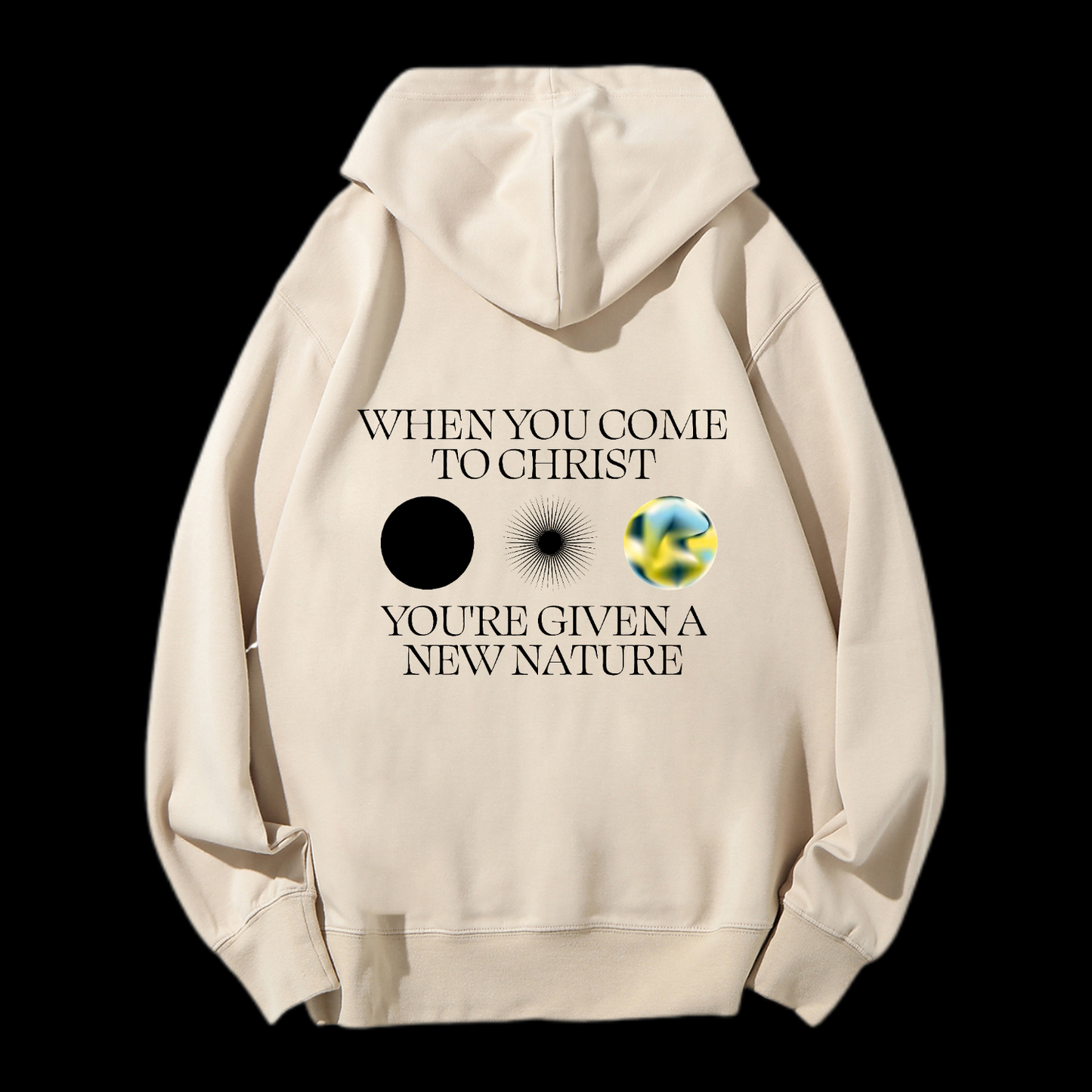 When You Come To Christ Drawstring Hoodie