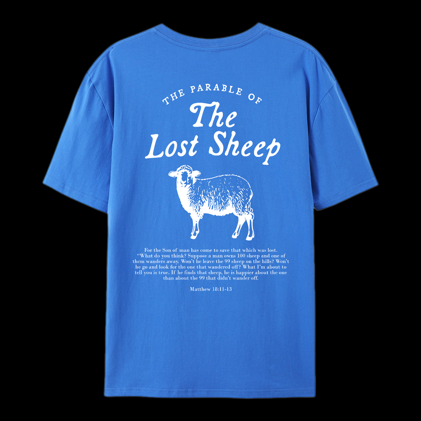 The Parable Of The Lost Sheep Cotton T-Shirt