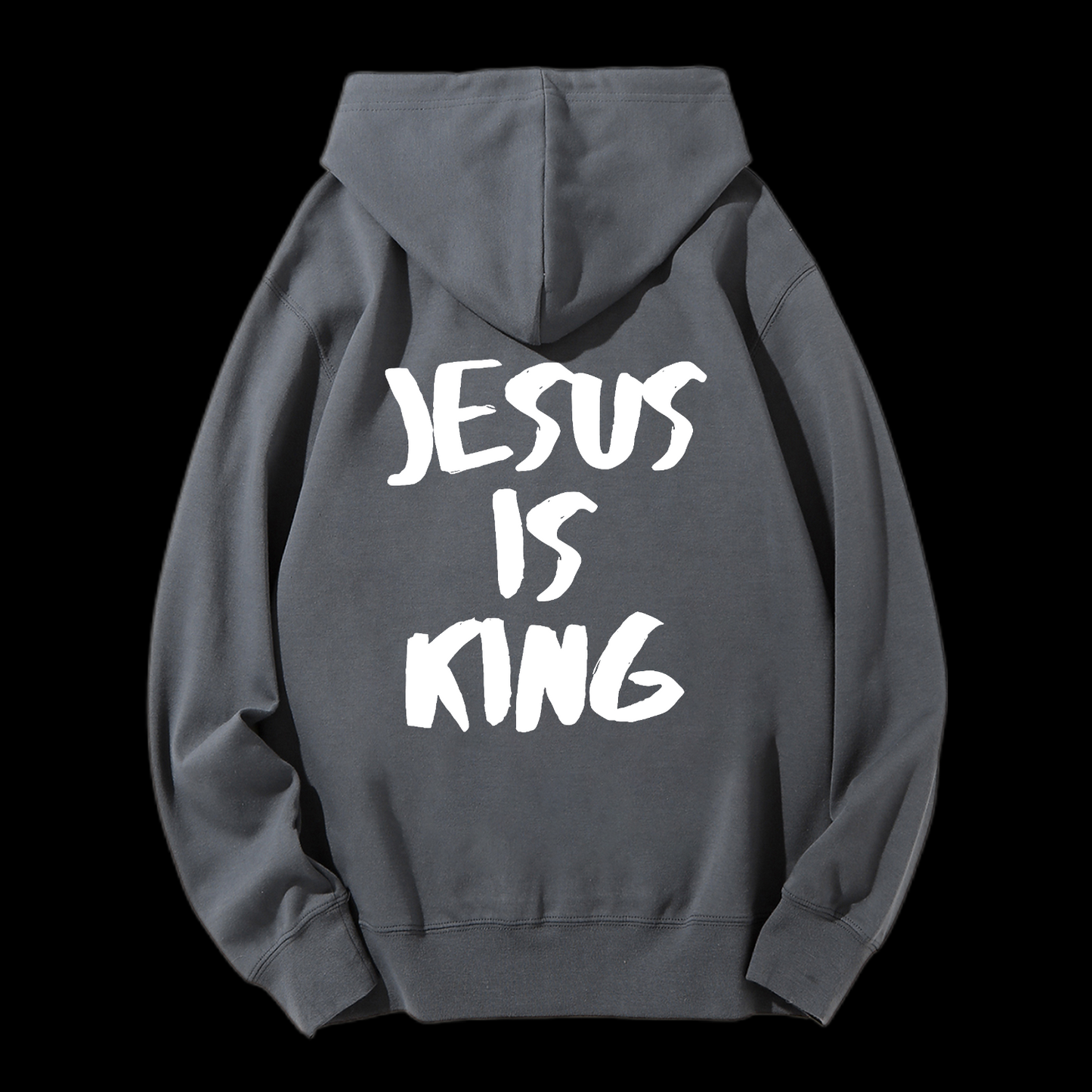 Jesus Is King Drawstring Hoodie