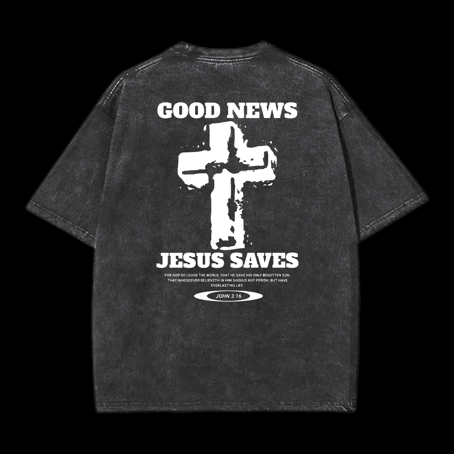 Jesus Saves Washed T-Shirt