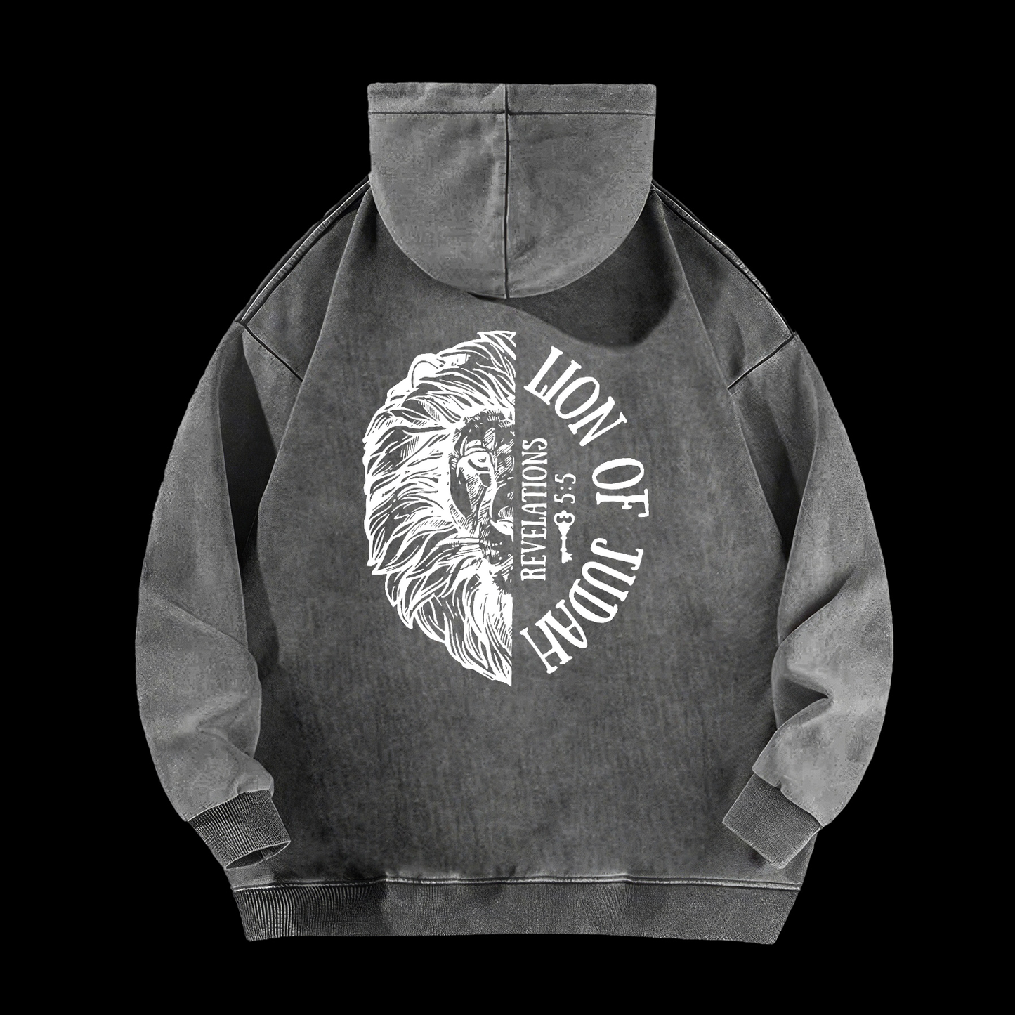 Lion Of Judah Washed Hoodie