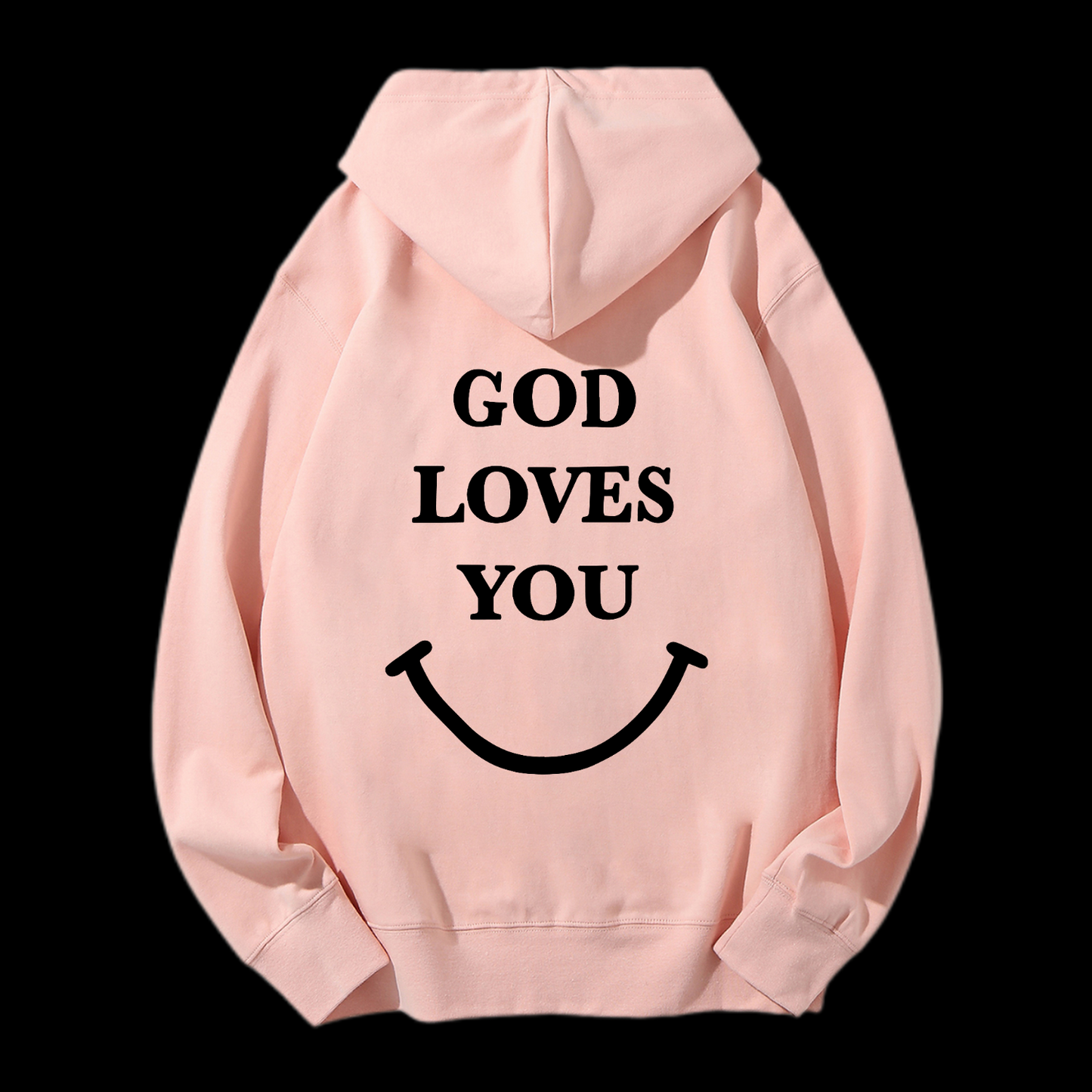 God Loves You Drawstring Hoodie