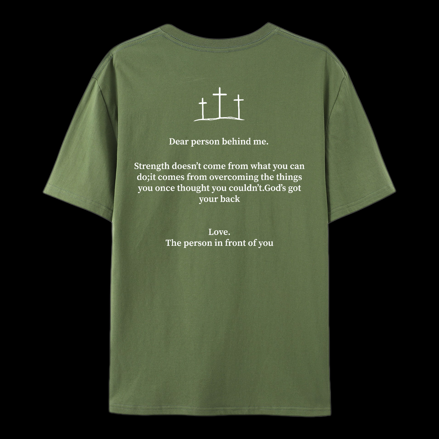 The Person In Front Of You Cotton T-Shirt
