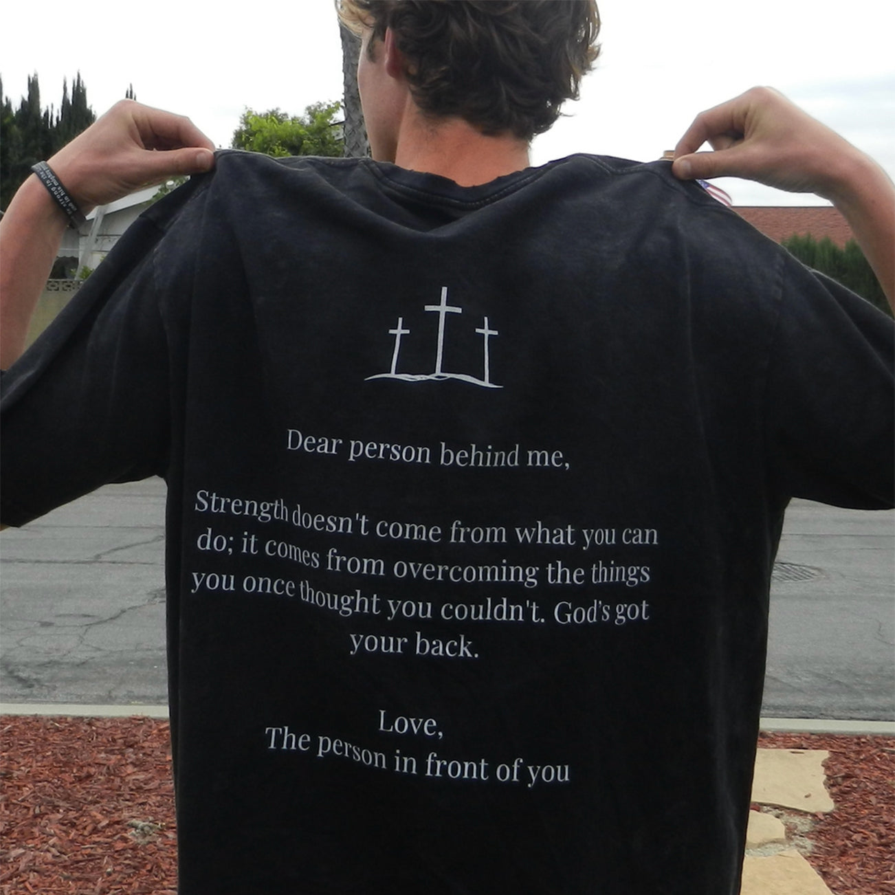 The Person In Front Of You Cotton T-Shirt
