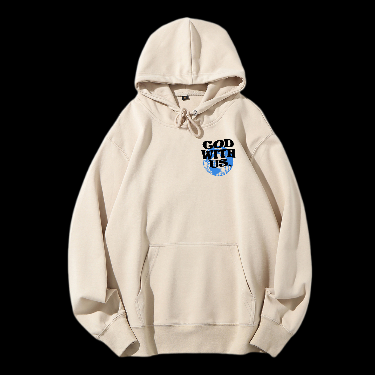 God With Us Drawstring Hoodie