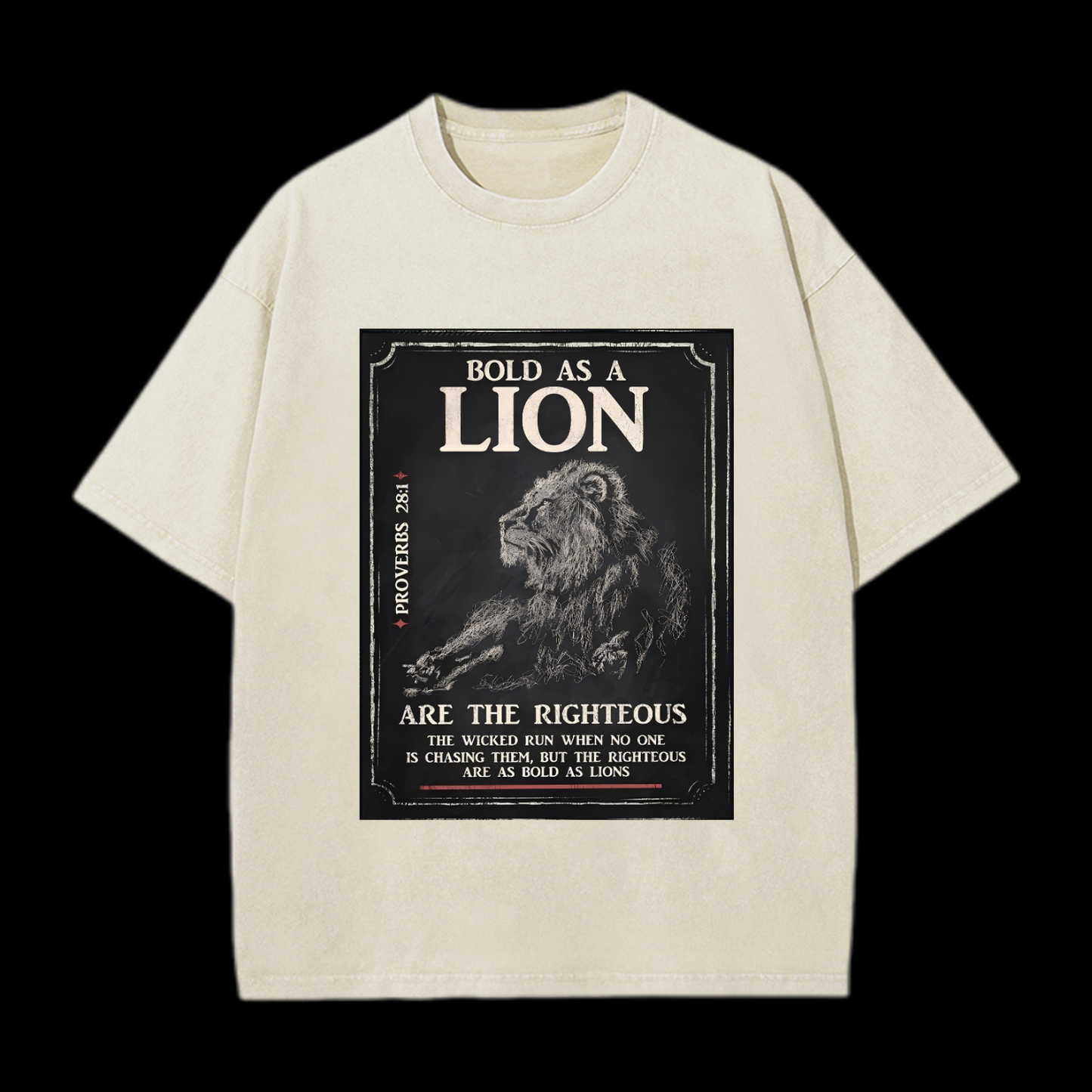 Bold As A Lion Washed T-Shirt