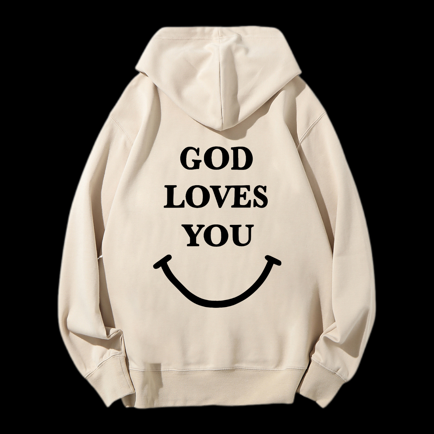 God Loves You Drawstring Hoodie
