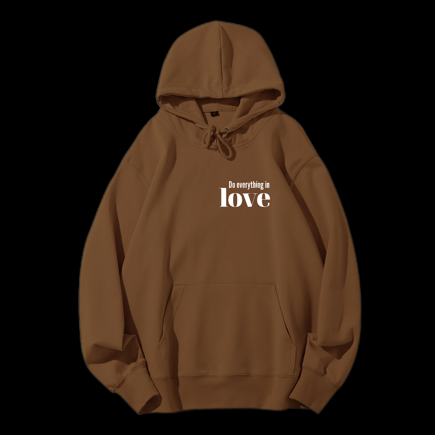Do Everything In Love Drawstring Hoodie