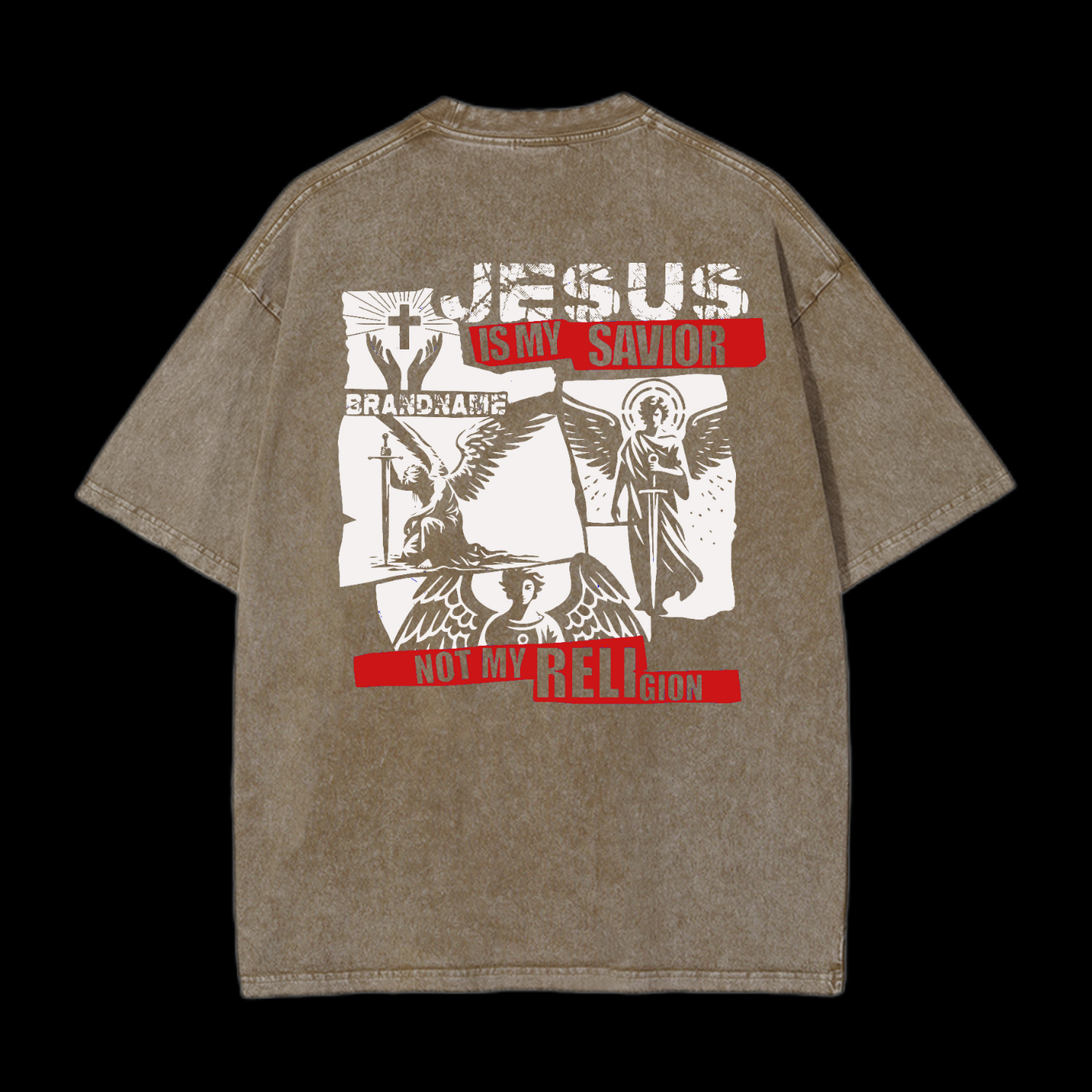 Jesus Is My Savior Washed T-Shirt