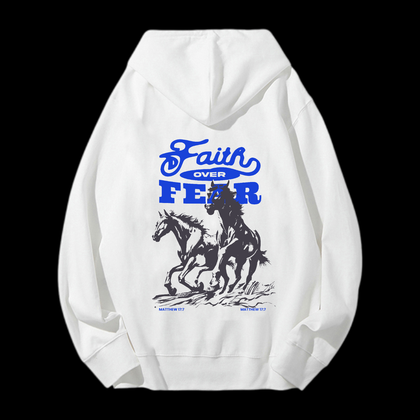 Faith Over Fear Drawstring Hoodie