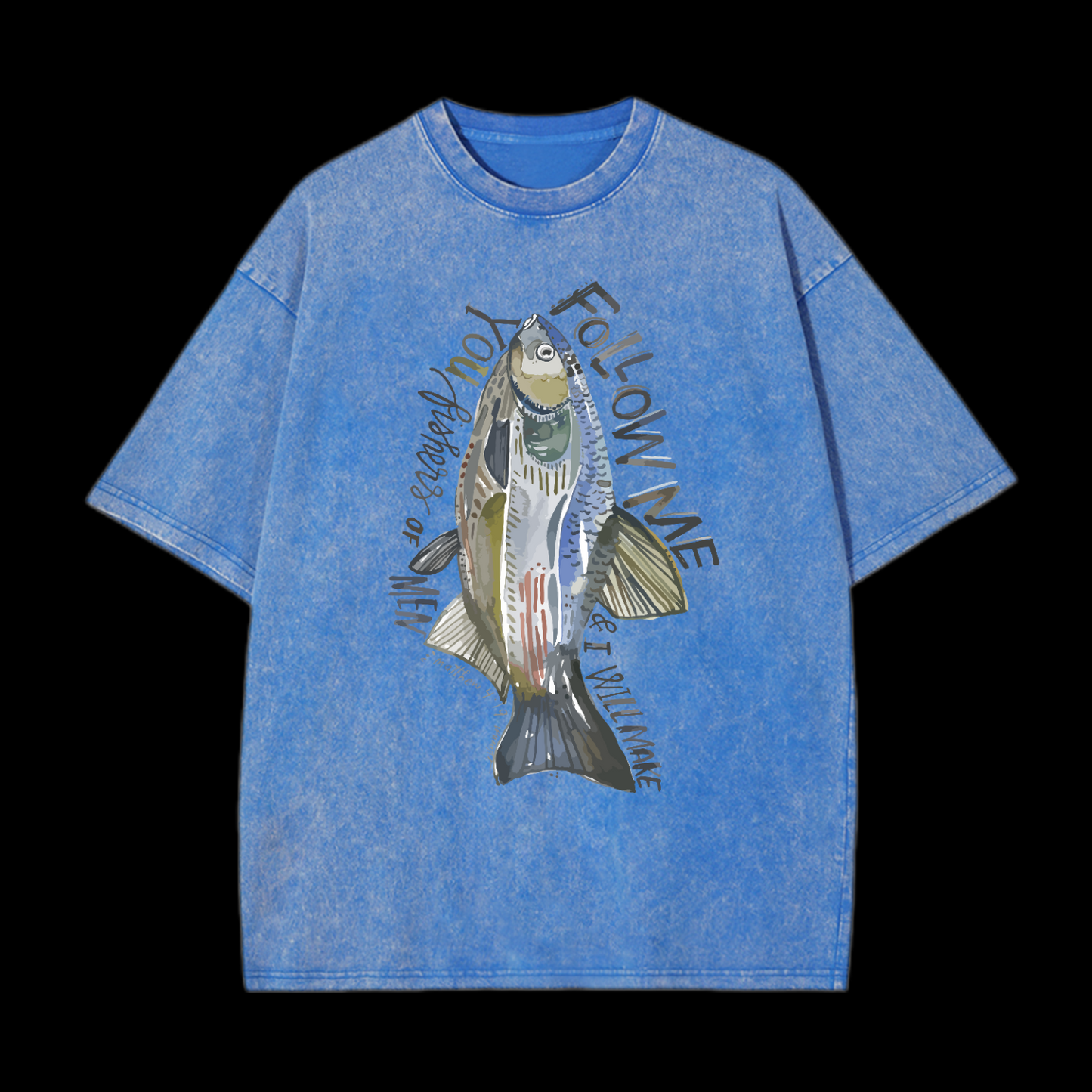 Fishers Of Men Washed T-Shirt