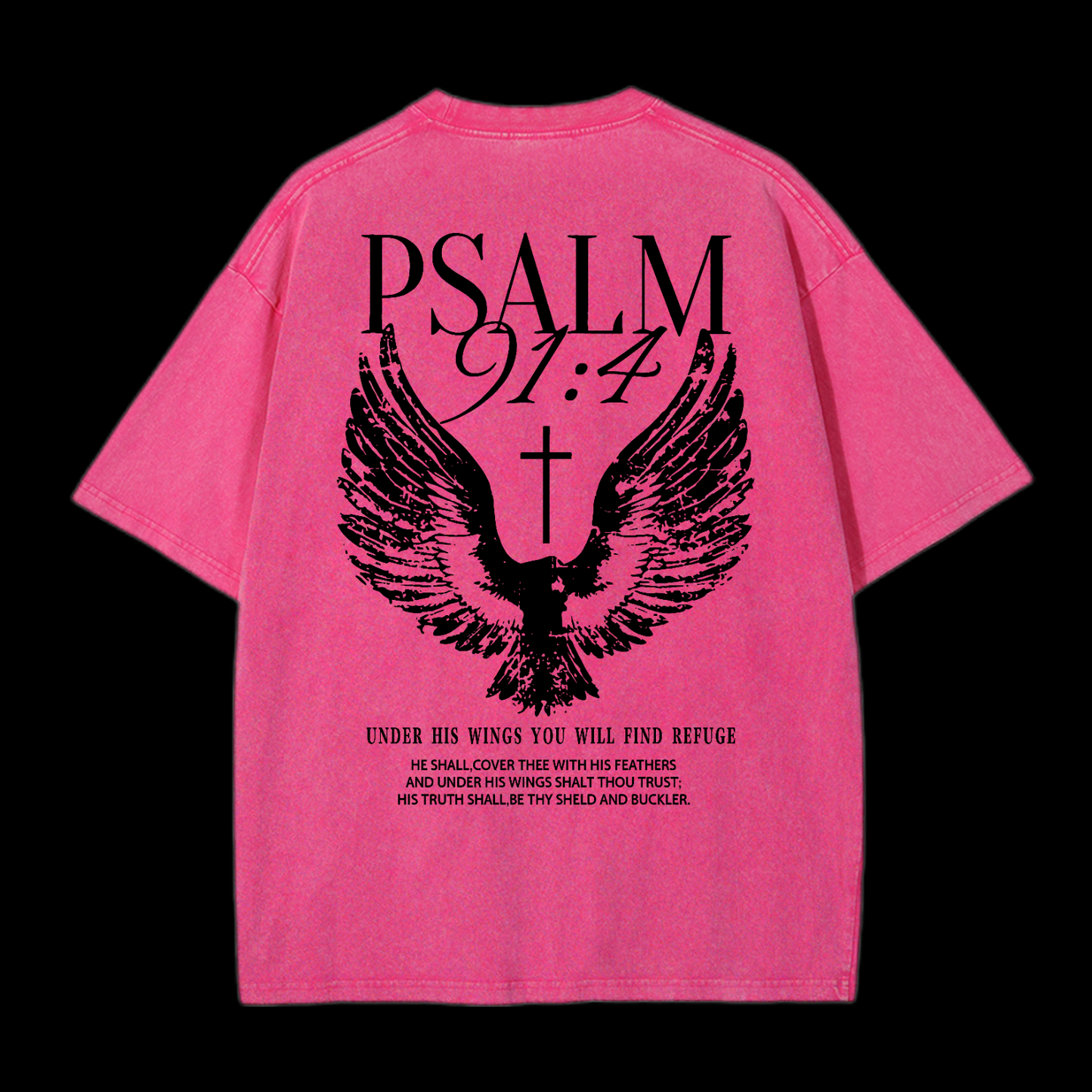 Under His Winds You Will Find Refugb Washed T-Shirt